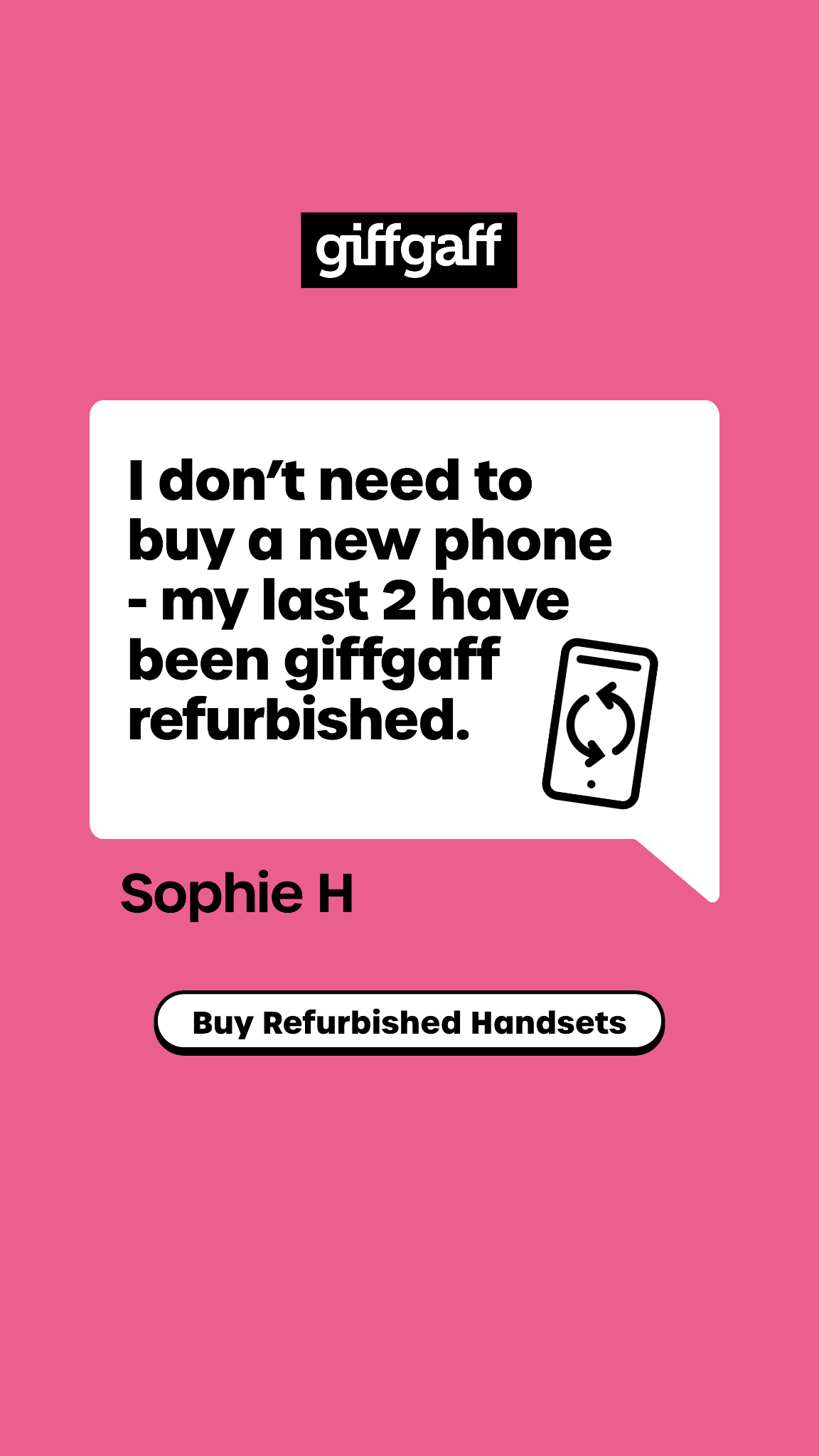 giffgaff Facebook ad