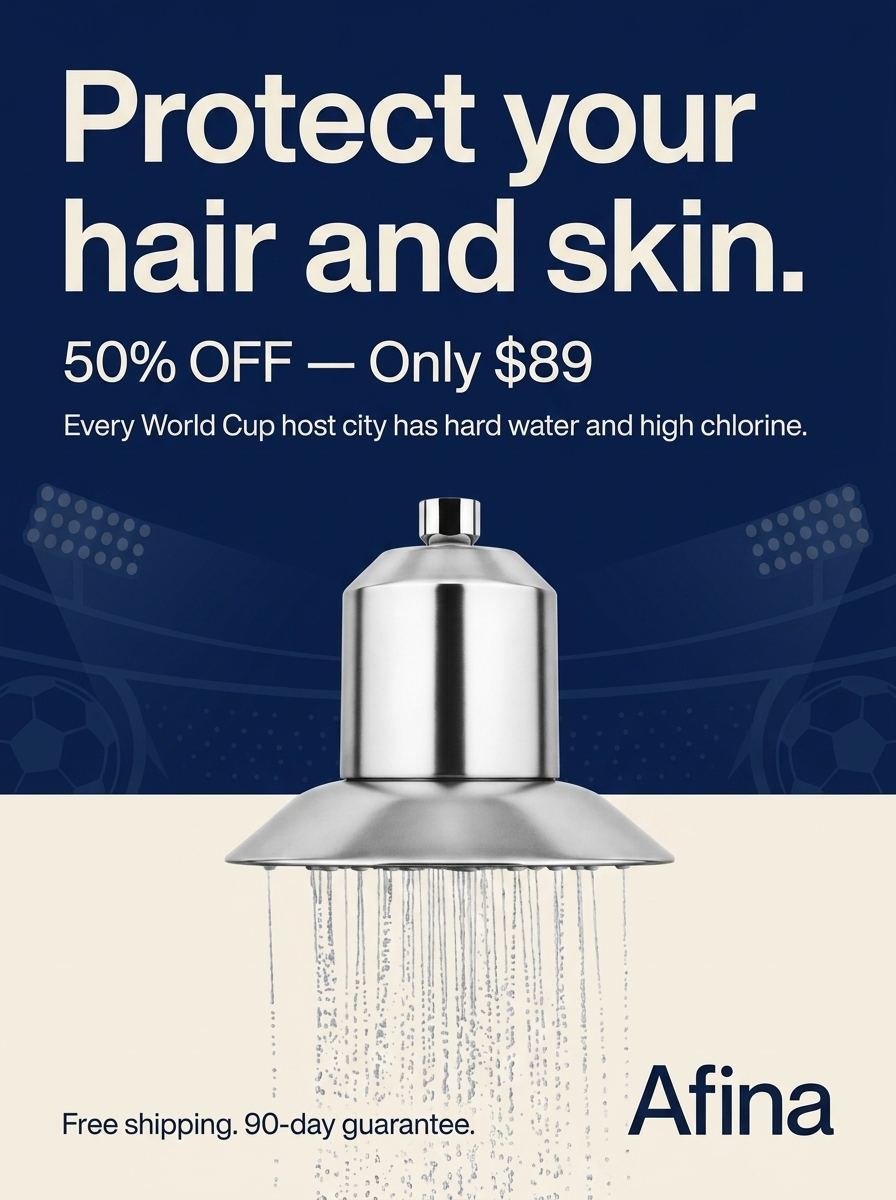 Showerlabs Facebook ad