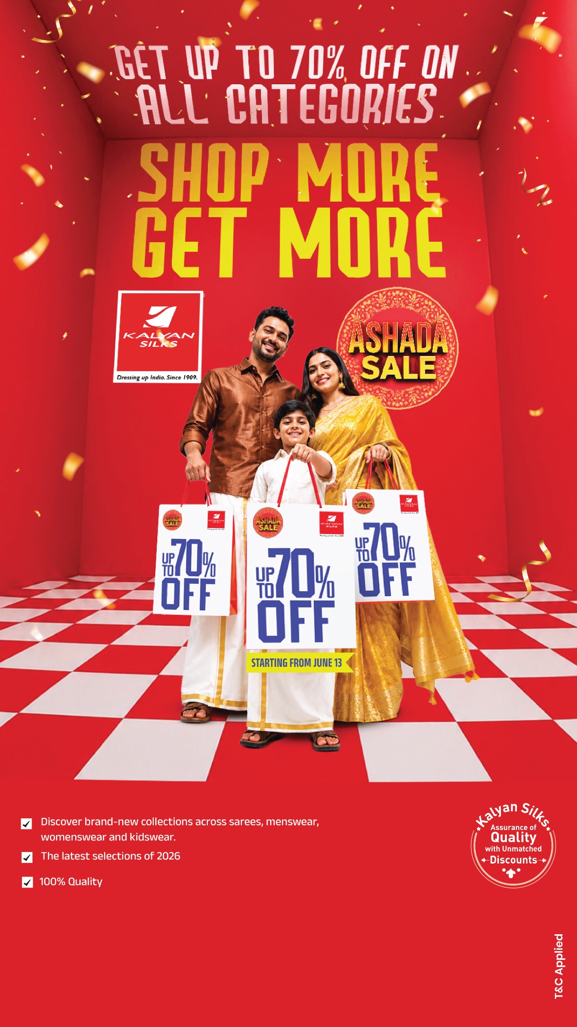 Kalyan Silks Bangalore Facebook ad from Jun 18, 2026
