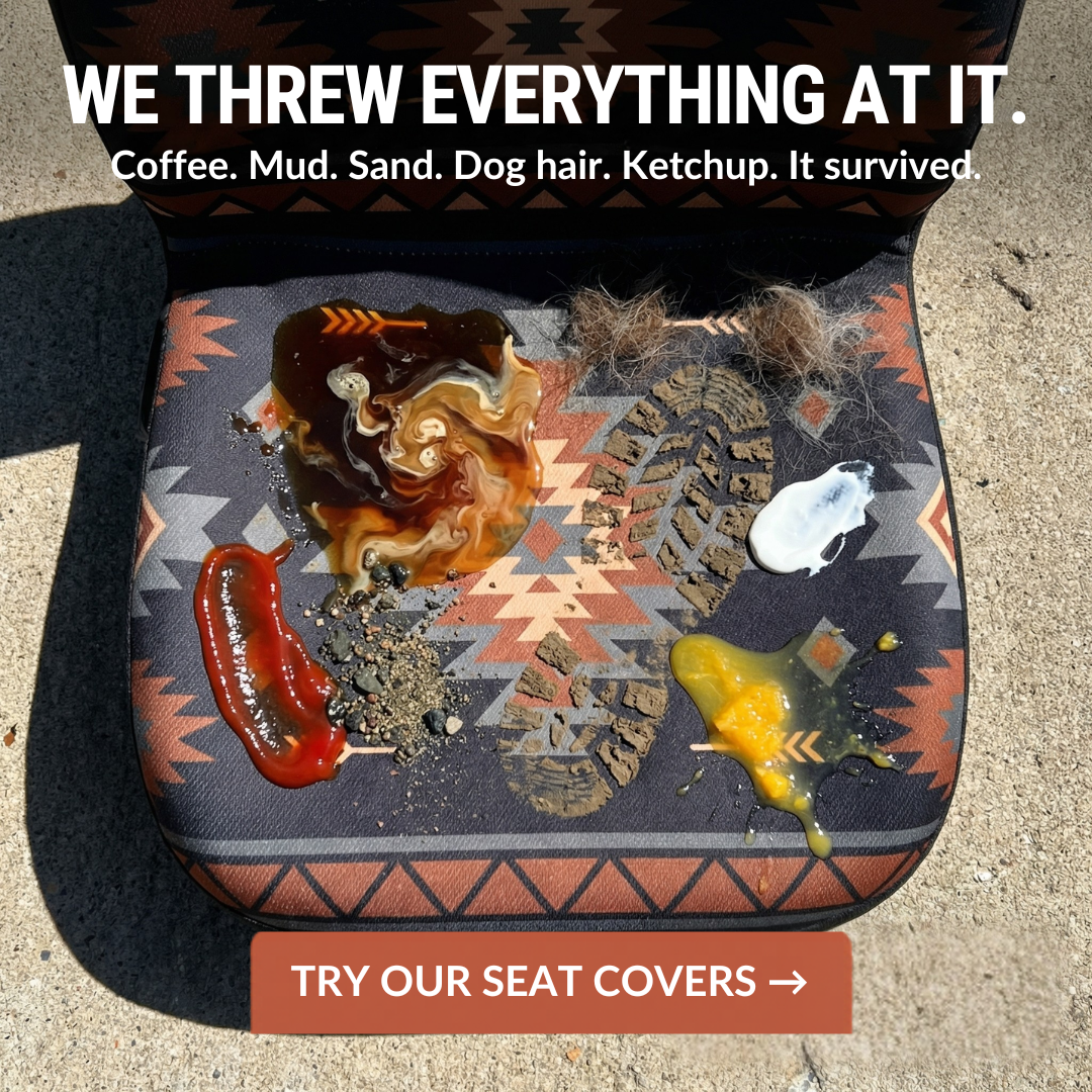 Solara Covers Facebook ad: Premium Seat Covers