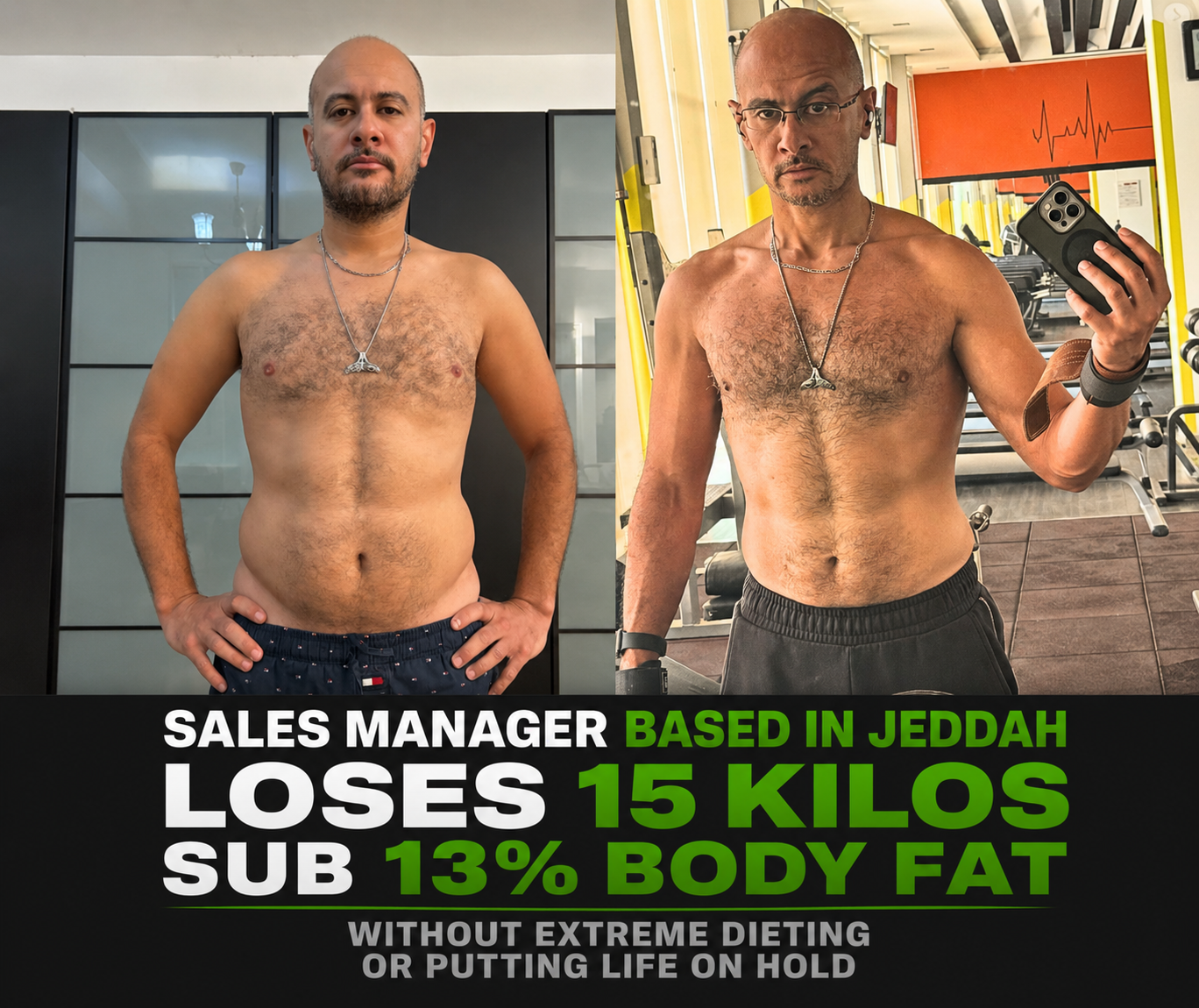 Iron Core Fitness Facebook ad: What High Performing Saudi Men Over 40 Do to Stay Lean…