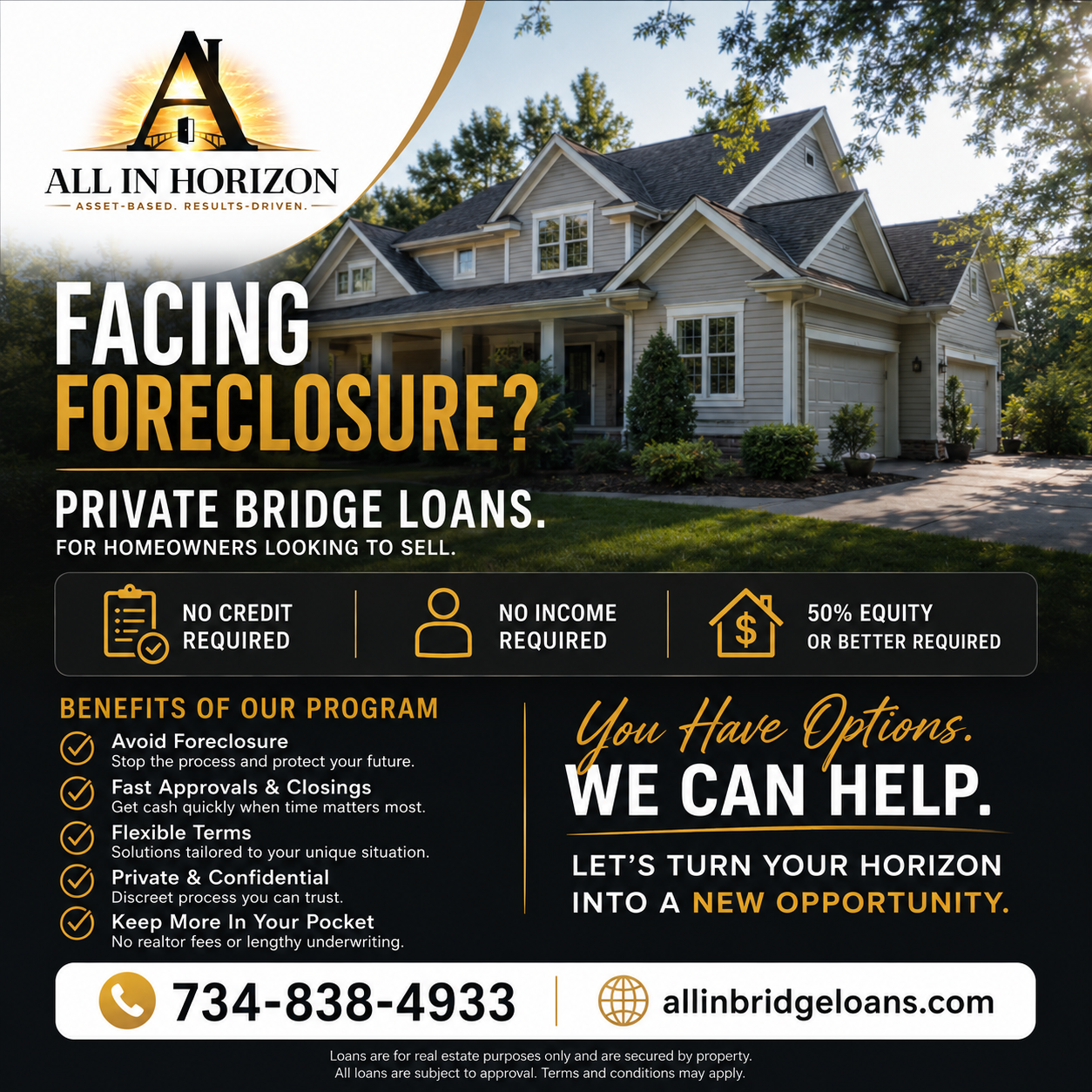All In Horizon Facebook ad