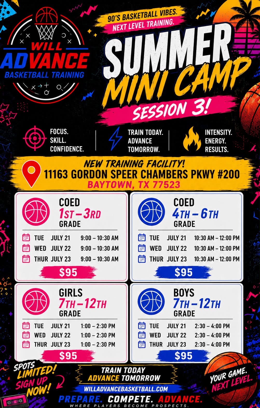 Will Advance Basketball Training Facebook ad: Will Advance Basketball