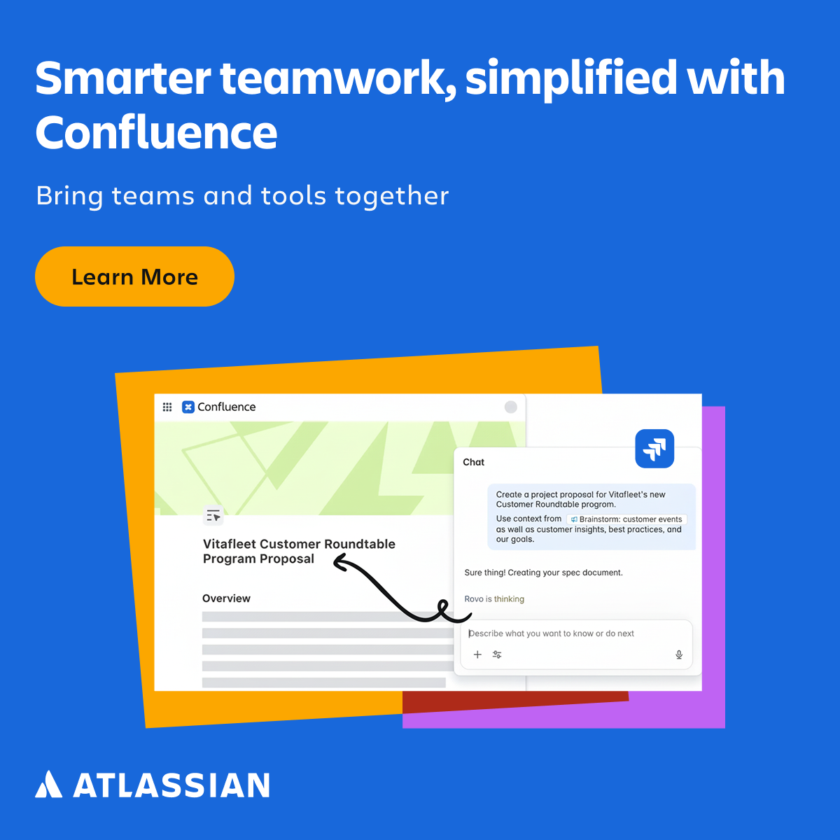 Atlassian Facebook ad