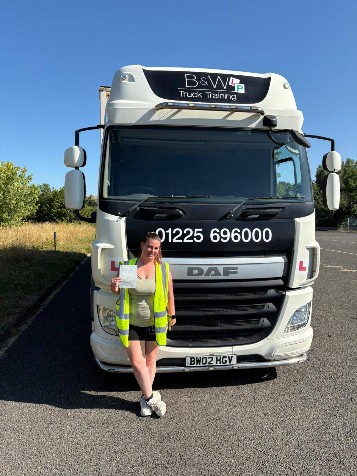 B&W Truck Training Facebook ad: We our customers!