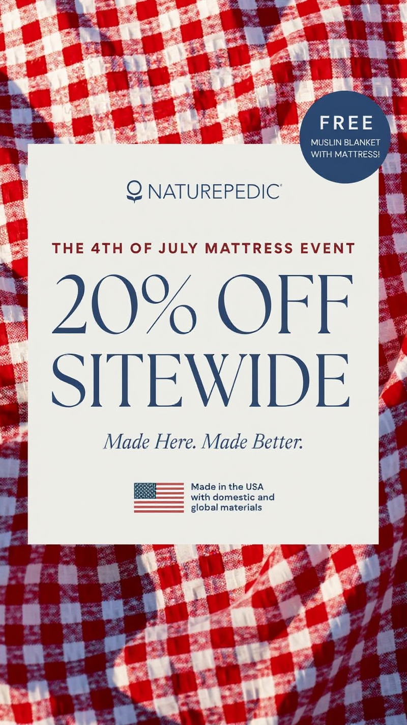 Naturepedic Facebook ad
