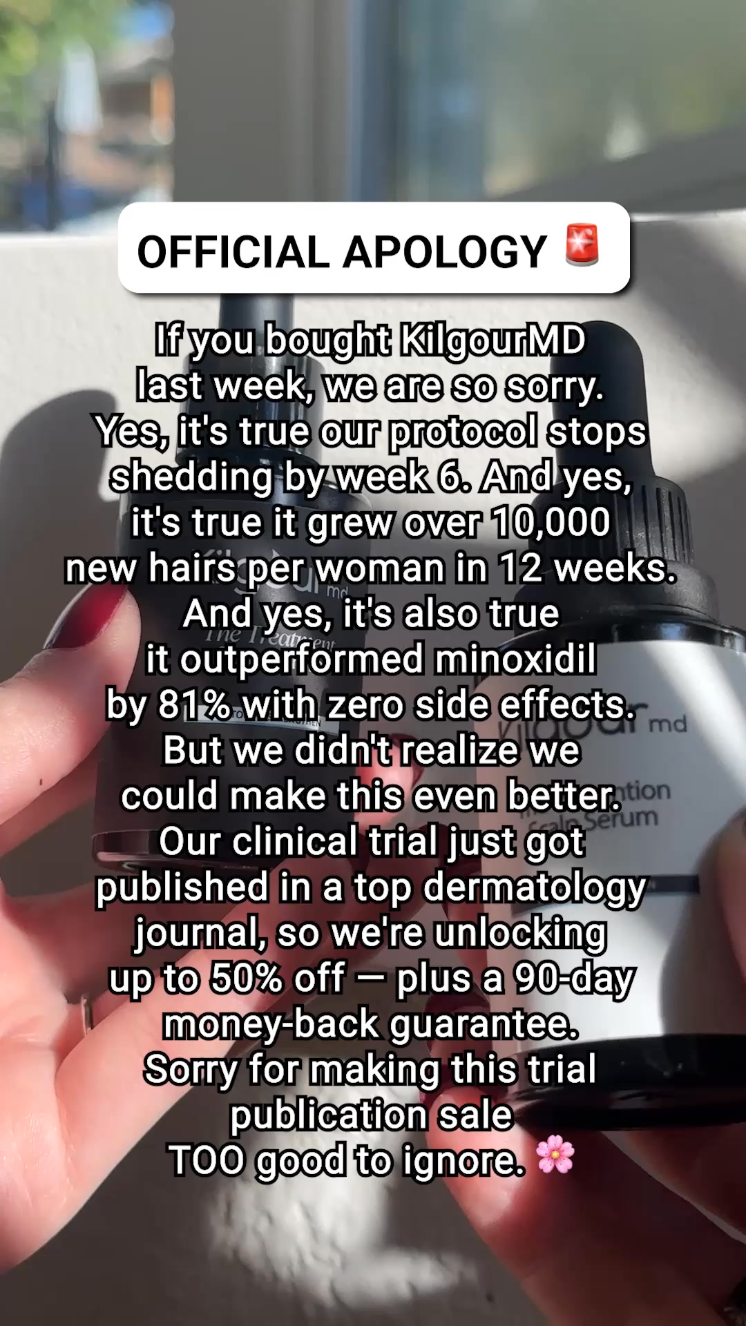 KilgourMD Facebook ad: Get KilgourMD For 50% Off
