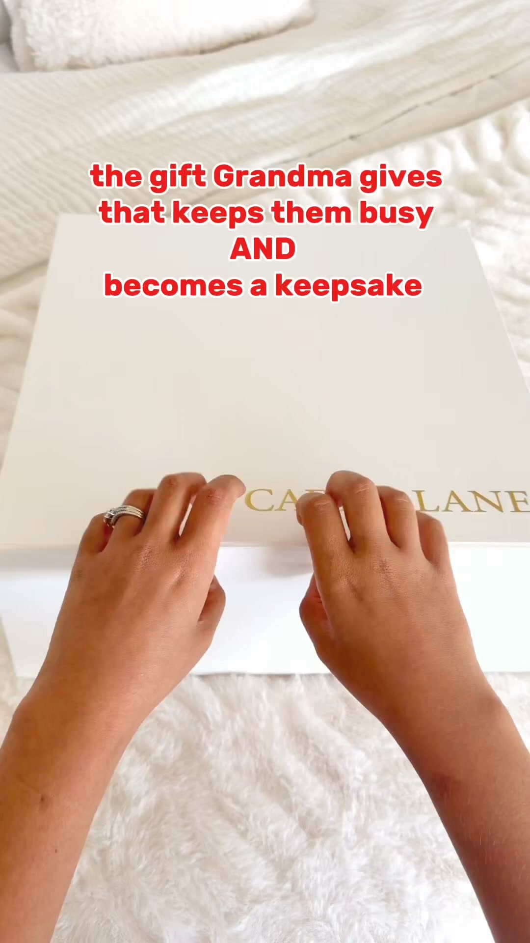 Caden Lane Facebook ad: Bedtime, but make it art