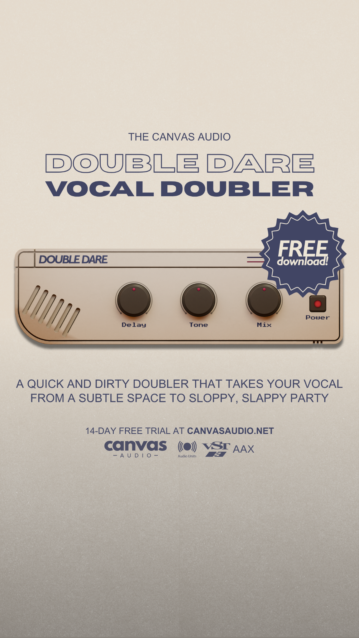 Canvas Audio Facebook ad