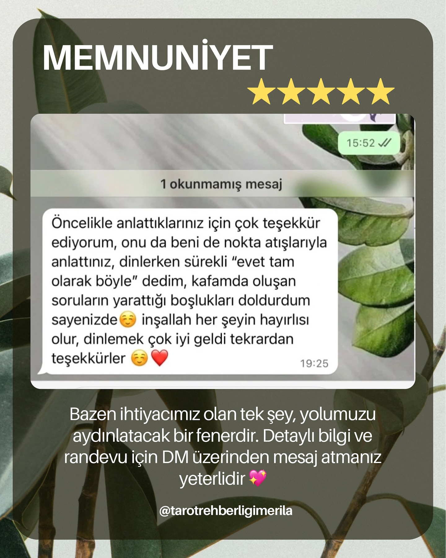Merila Tarot Facebook ad