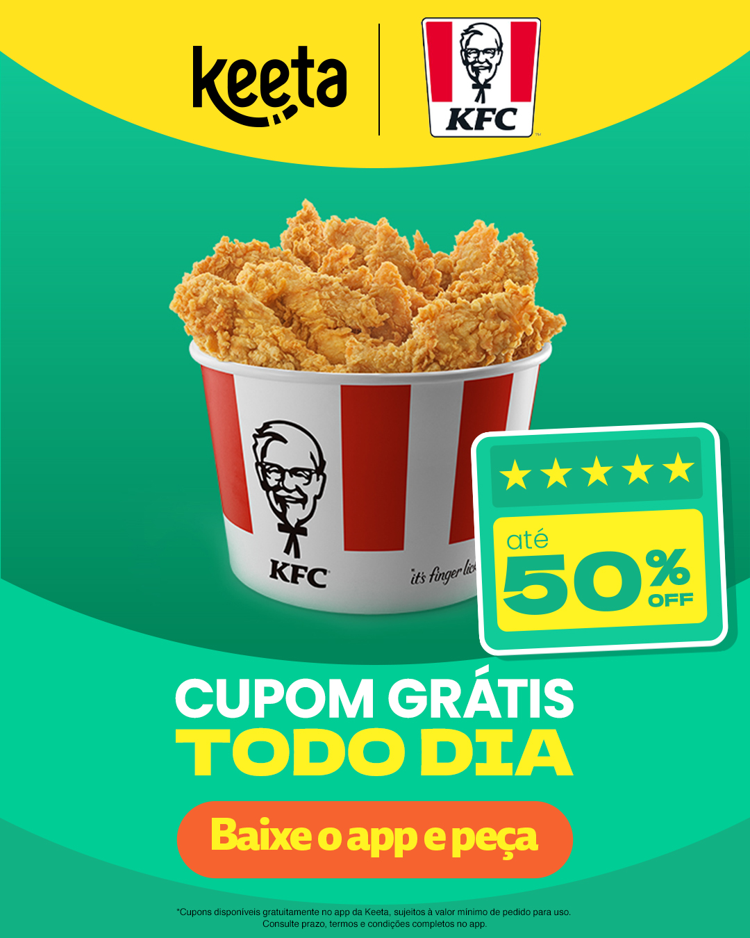 Keeta Brasil Facebook ad