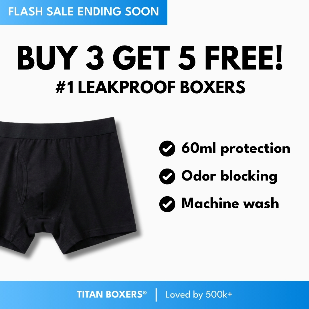 TITAN Boxers Facebook ad: Buy 3 Pairs, Get 5 Free