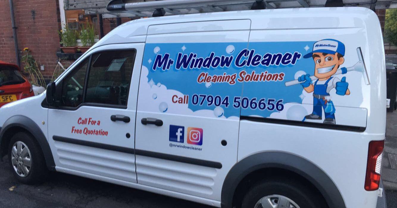 Mr Window Cleaner Facebook ad: Leeds based family run Window Cleaning and Gutter…