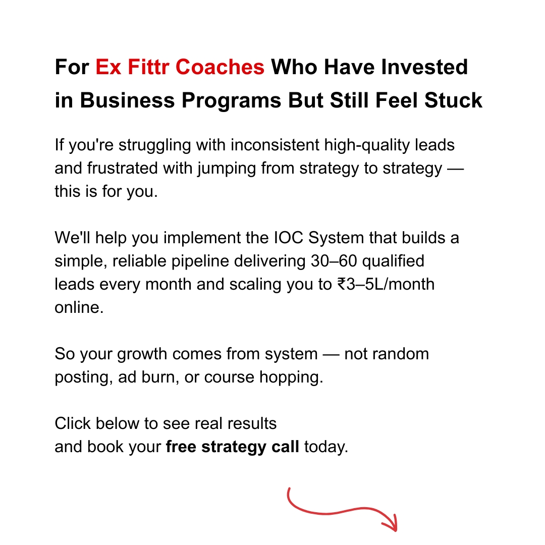 Independent Online Coach  Facebook ad