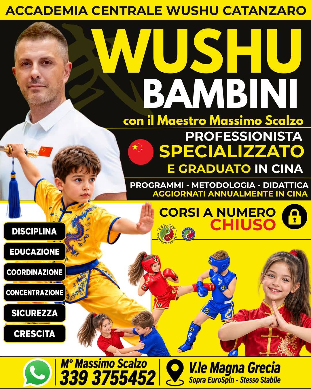 Accademia Centrale Wushu Catanzaro Facebook ad: CORSO WUSHU BAMBINI