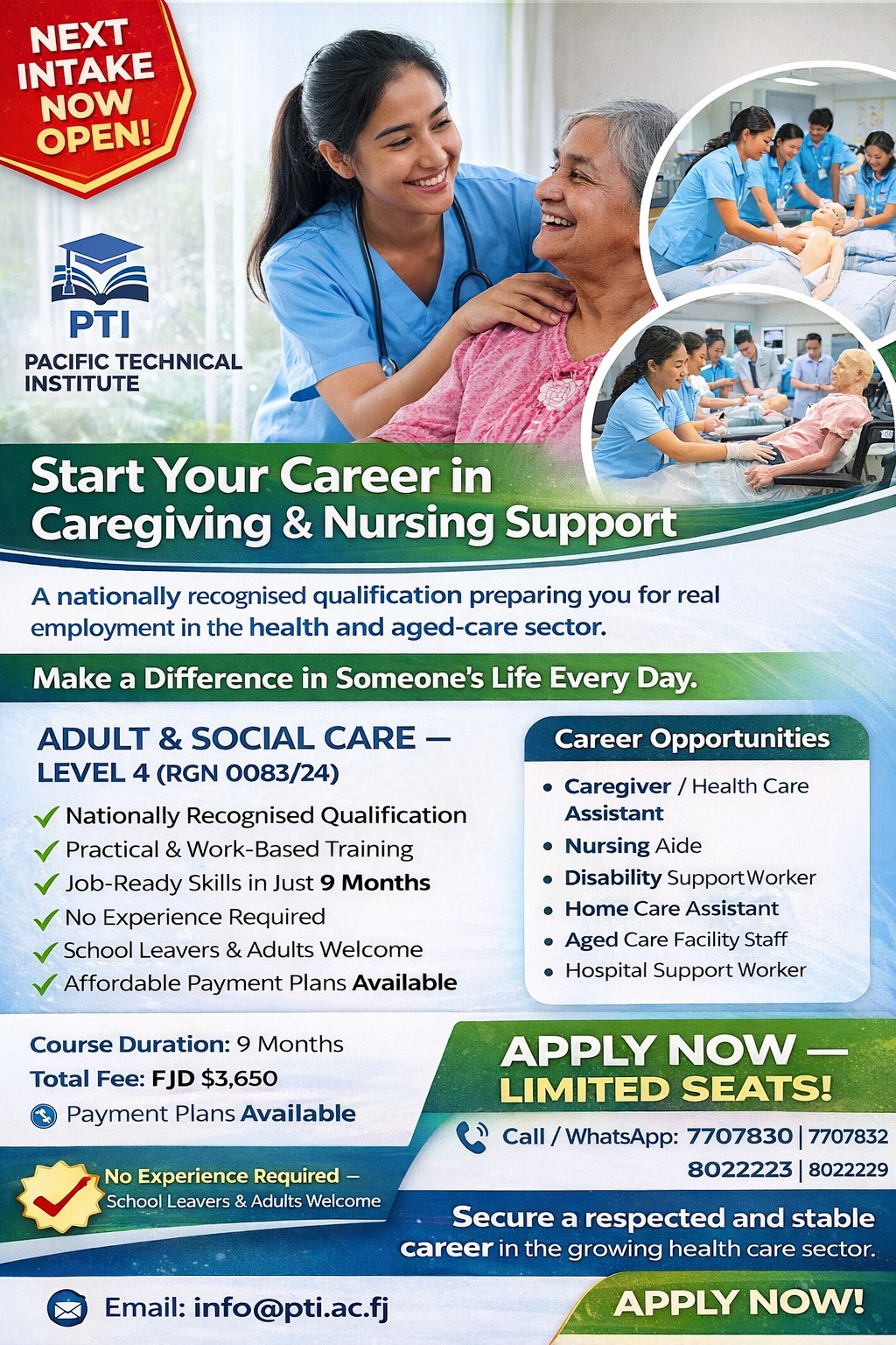Pacific Technical Institute Pte Ltd Facebook ad