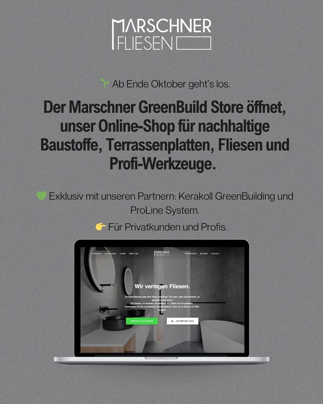 marschner.fliesen Facebook ad from Sep 30, 2025