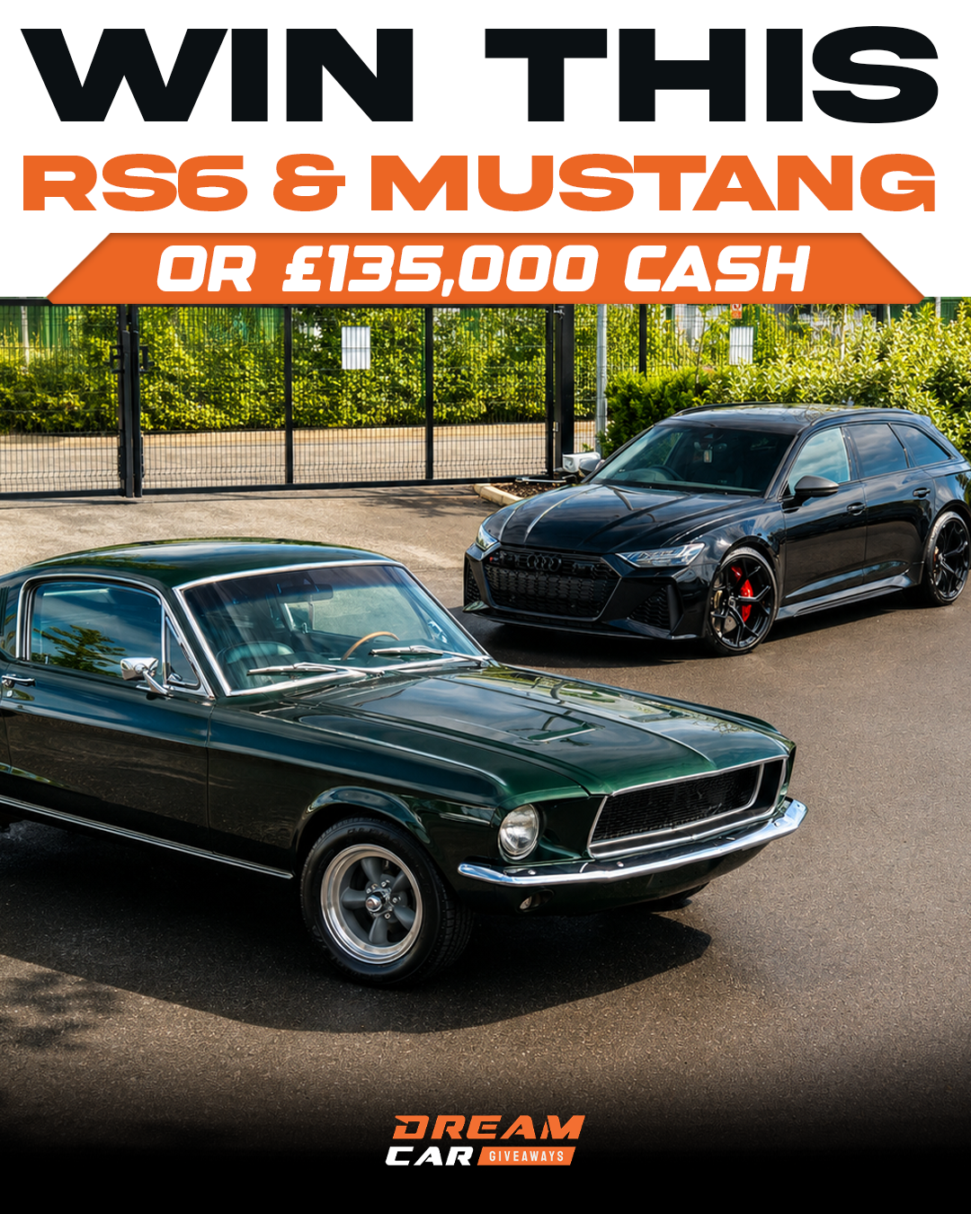 Dream Car Giveaways Facebook ad