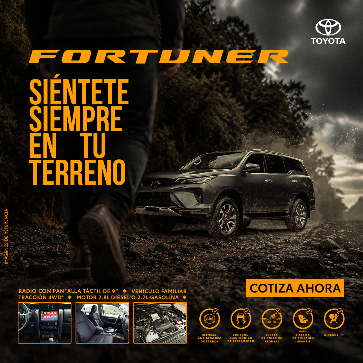 Toyota Colombia Facebook ad from Aug 3, 2026
