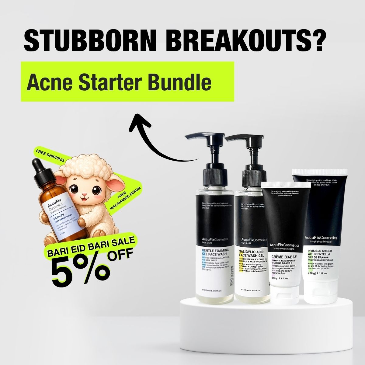 AccuFix Cosmetics Facebook ad