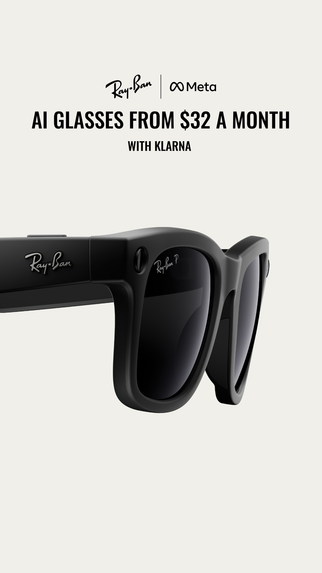 Ray-Ban Facebook ad
