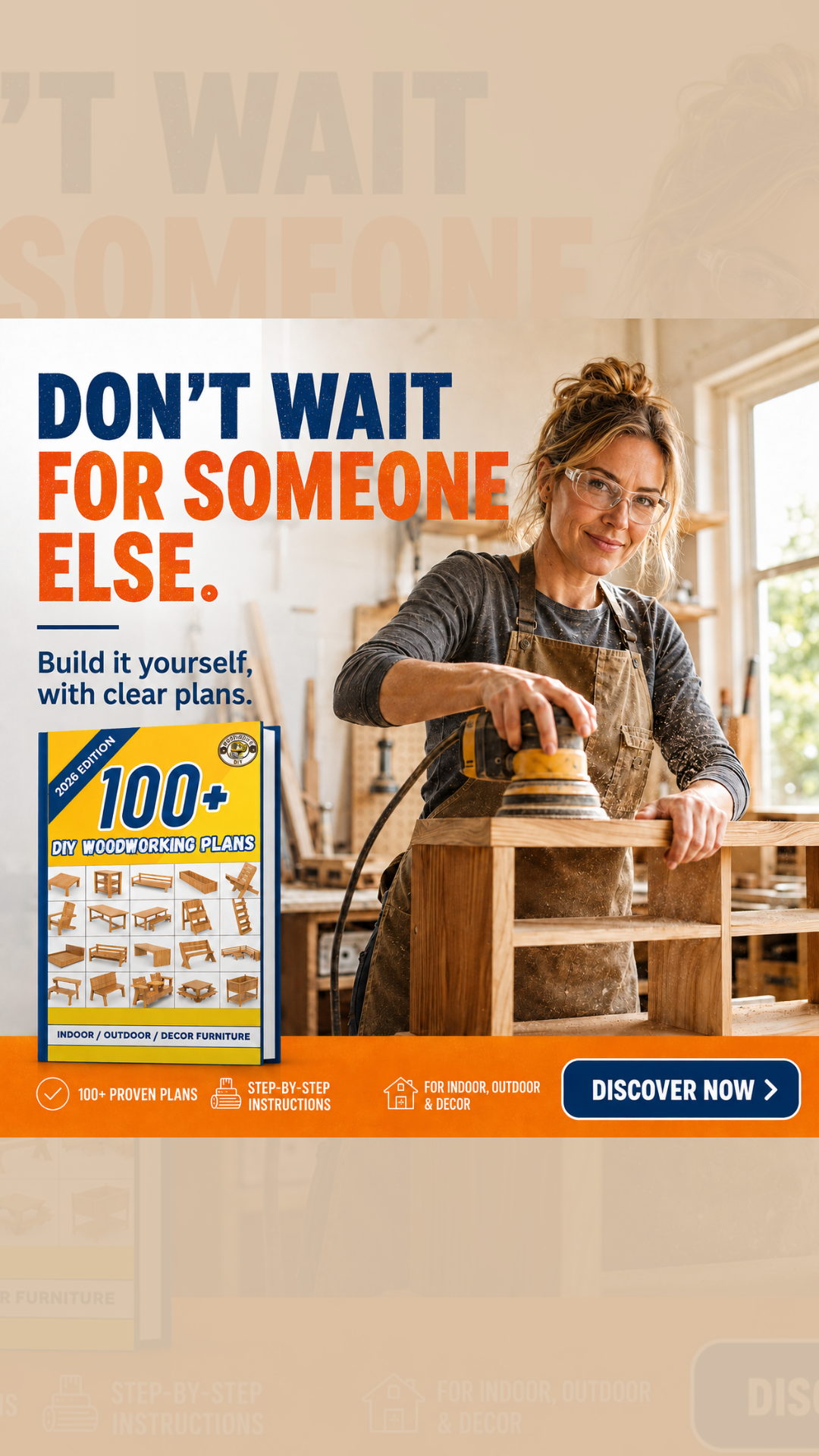 WoodCrafts DIY Facebook ad
