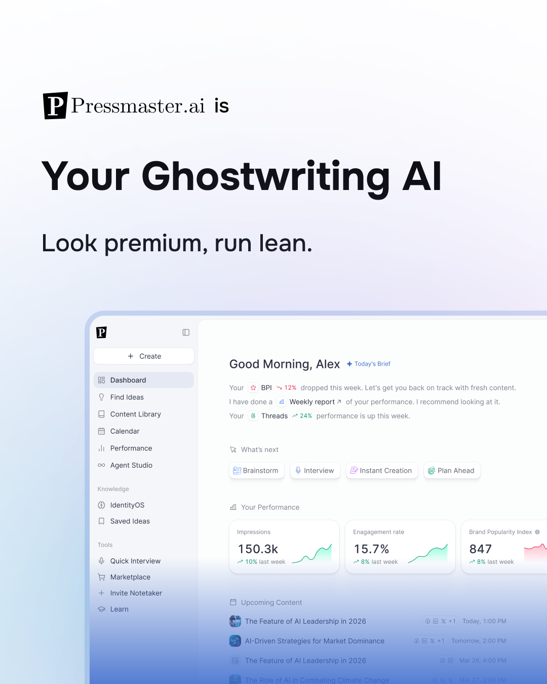 Pressmaster.ai Facebook ad
