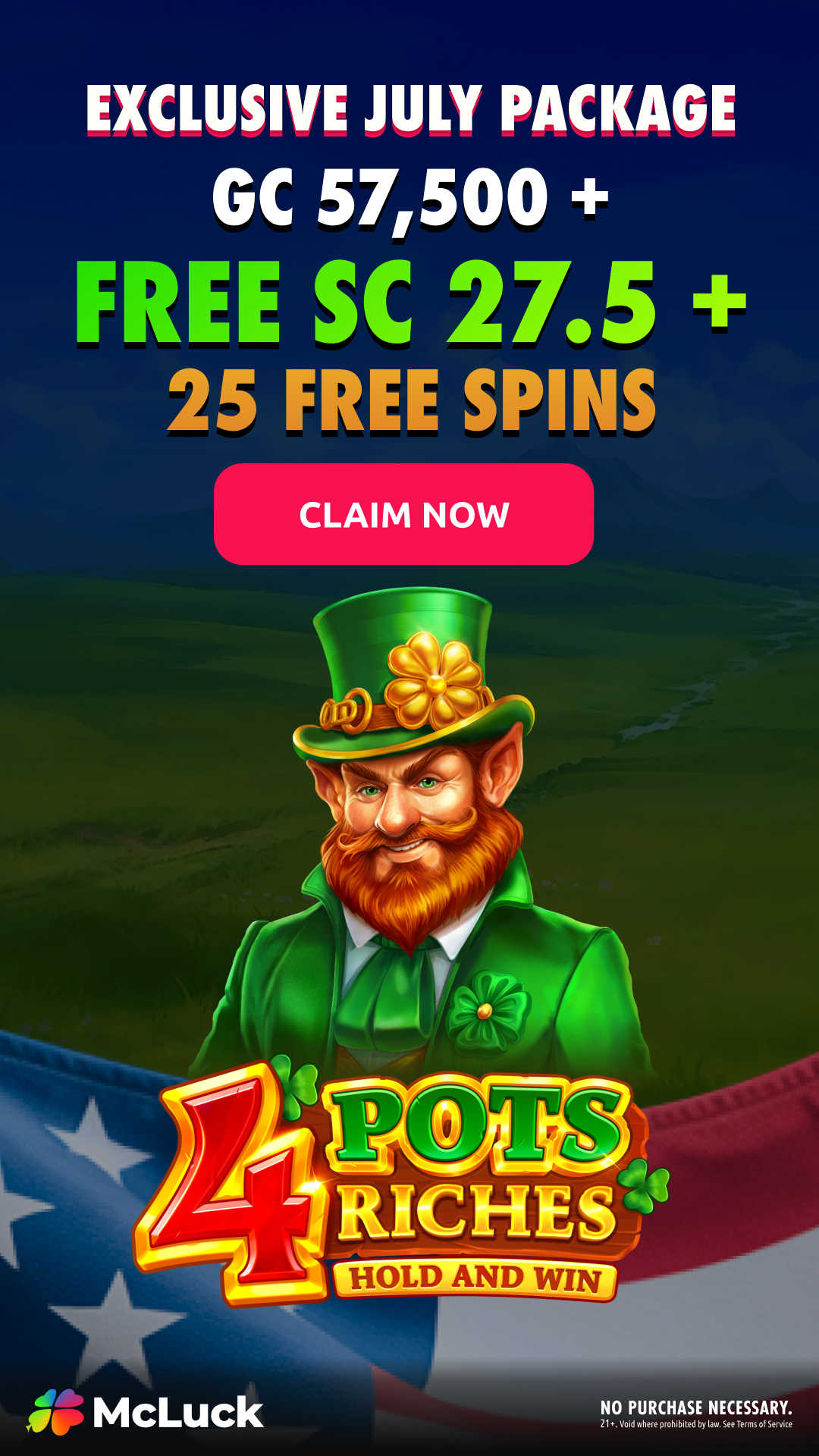 McLuck.com Facebook ad