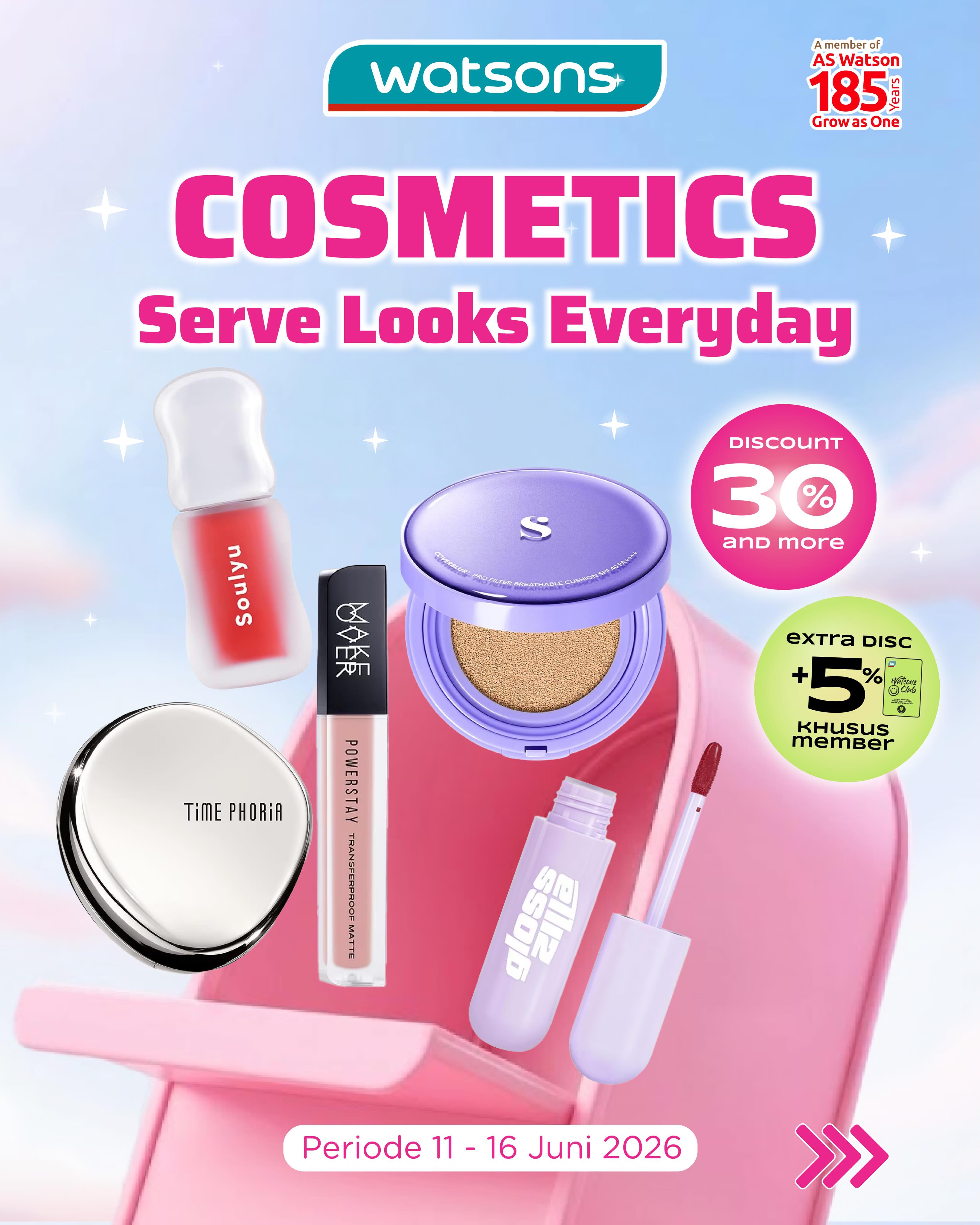 Watsons Facebook ad: Your Beauty Must-Haves Are Here