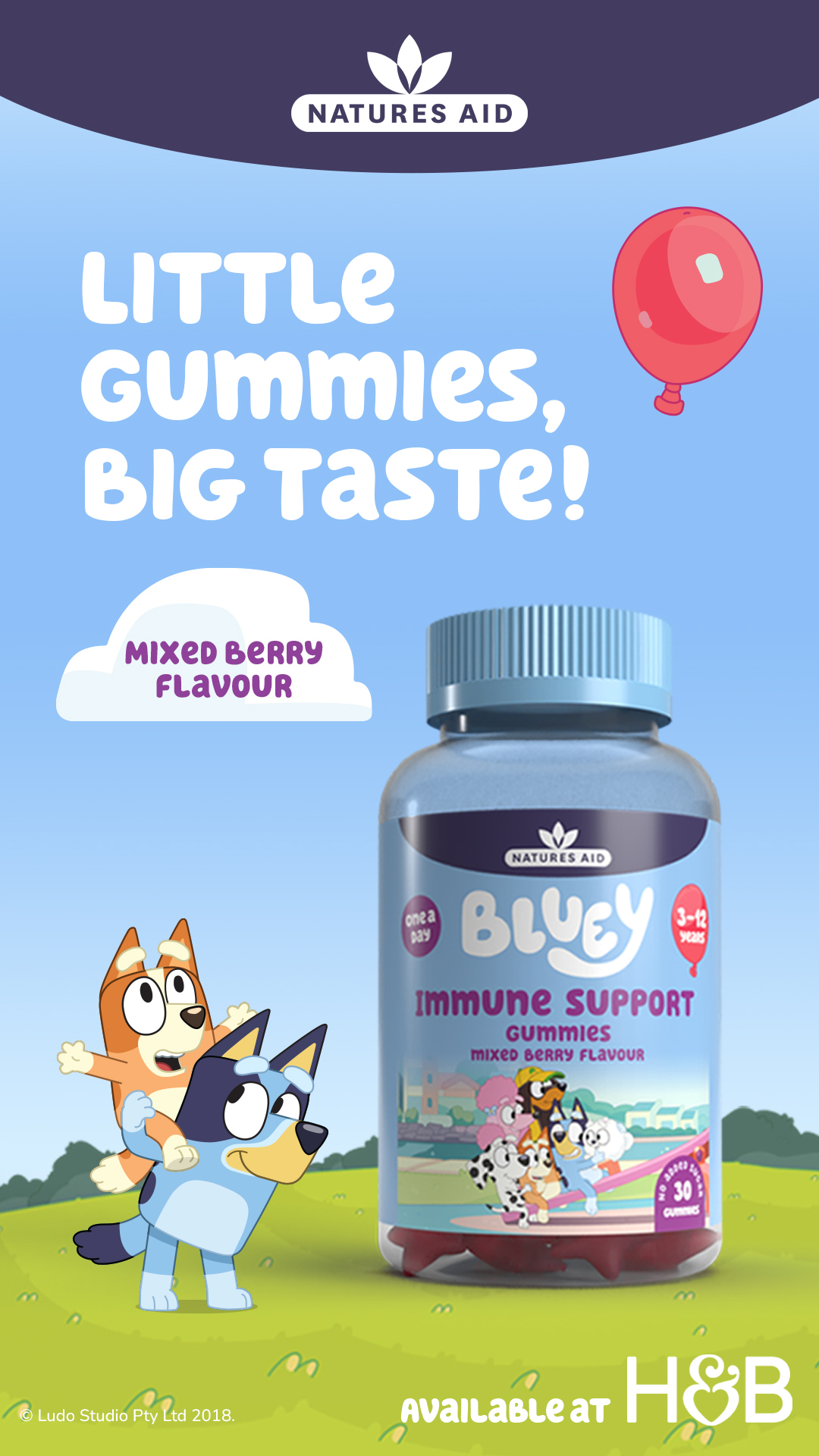 Natures Aid Juniors Facebook ad