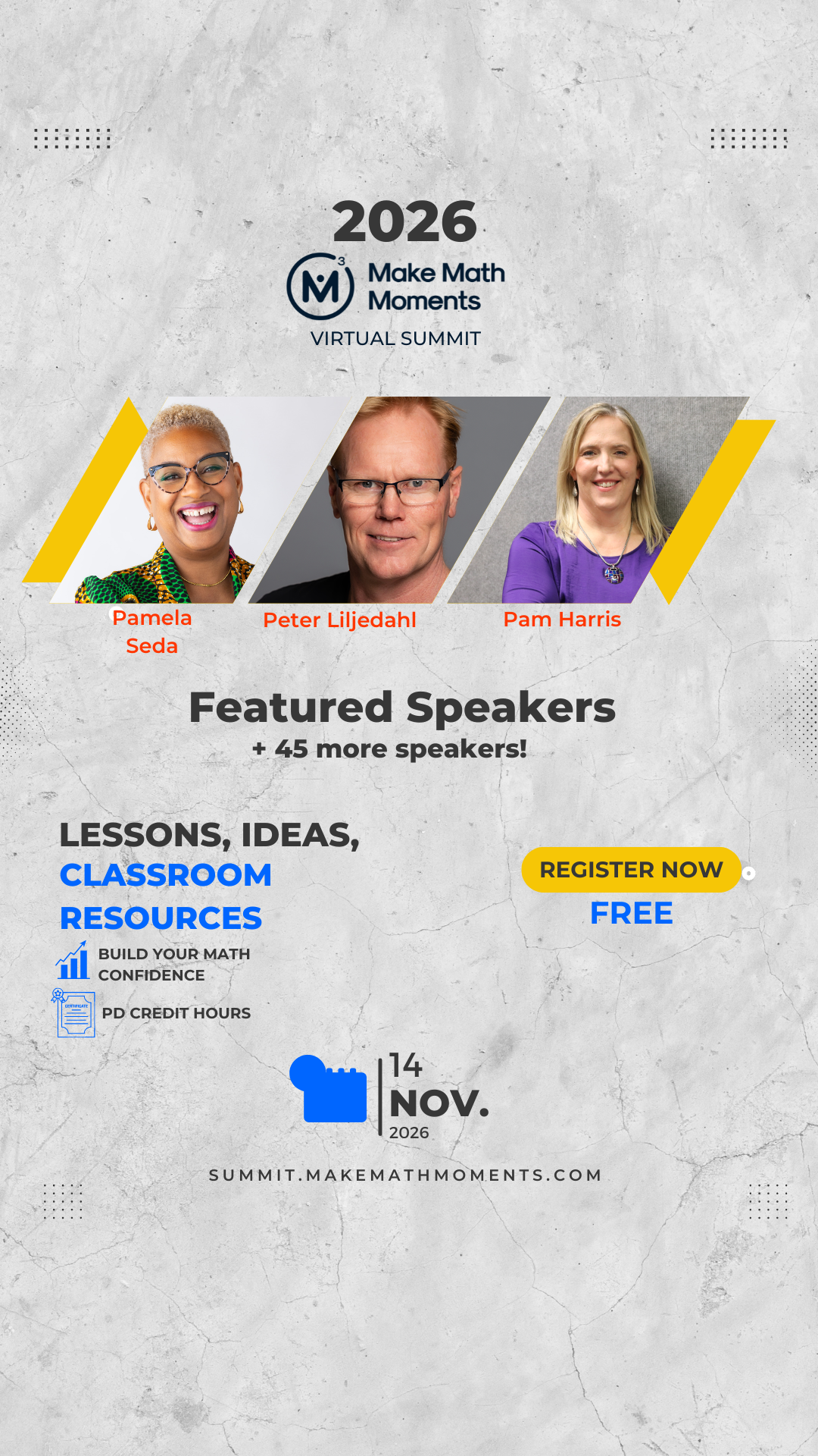 Make Math Moments Facebook ad: FREE K-12 Math Virtual Summit