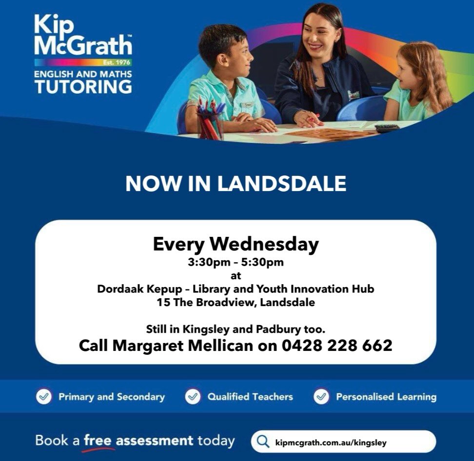 Kip McGrath Padbury Facebook ad