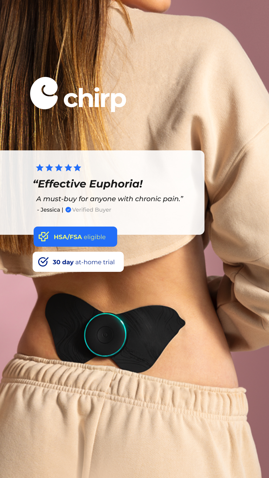Chirp Facebook ad