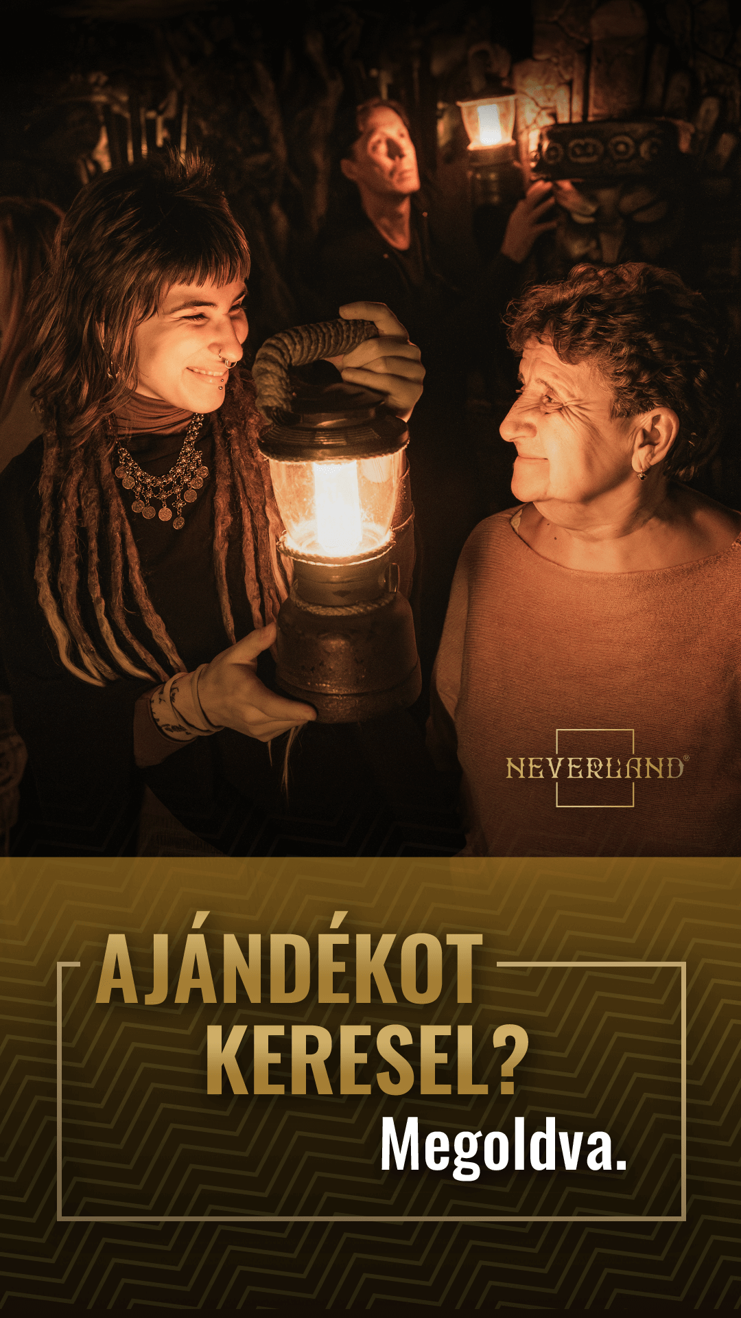 Neverland Bar • Escape Room • Pizzeria Facebook ad