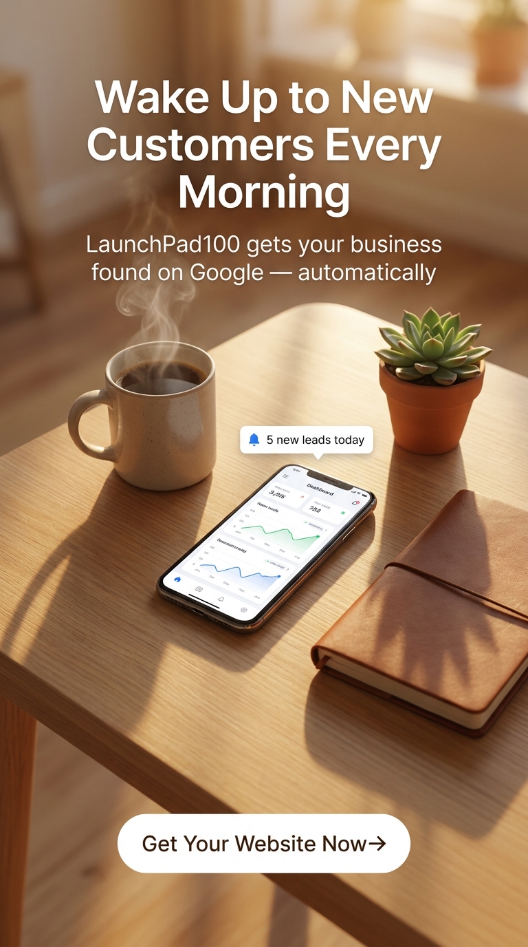 LaunchPad100 Facebook ad from Jul 20, 2026