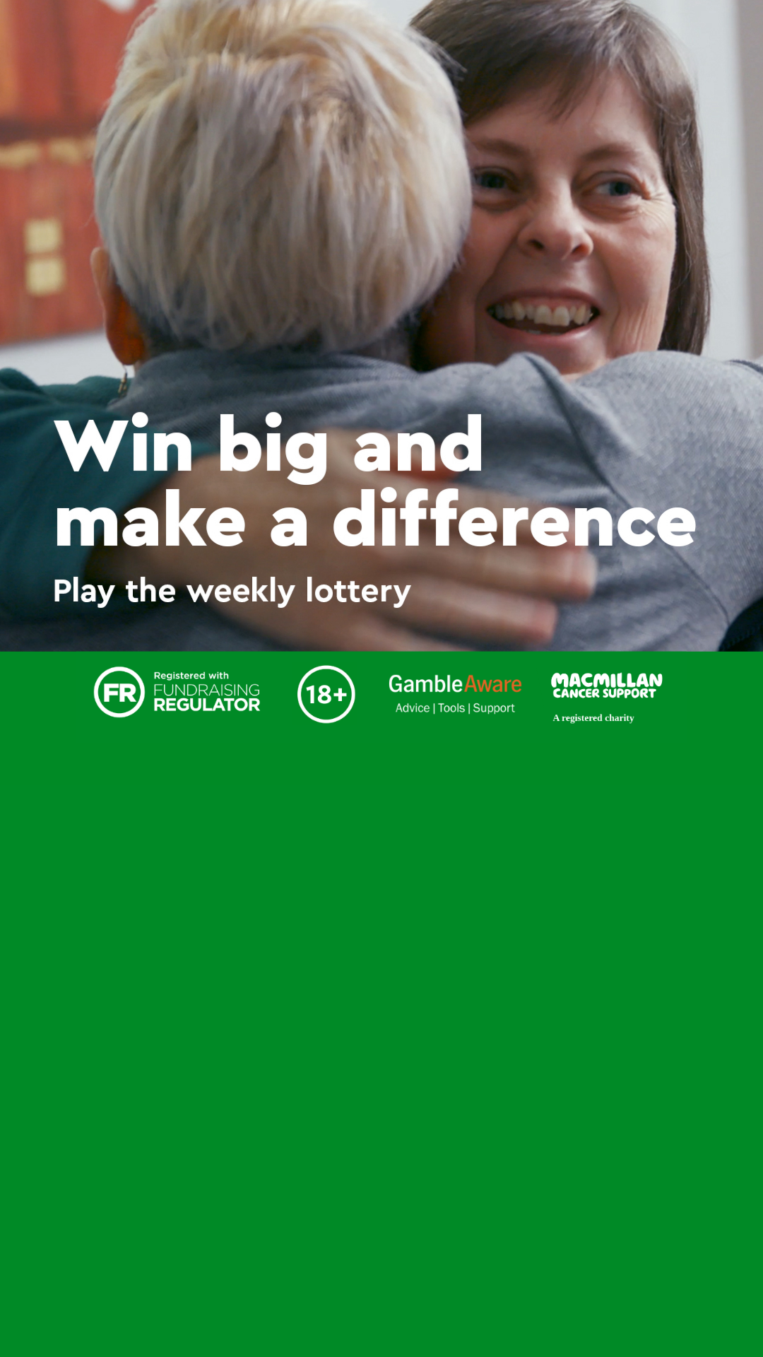 Macmillan Cancer Support Facebook ad