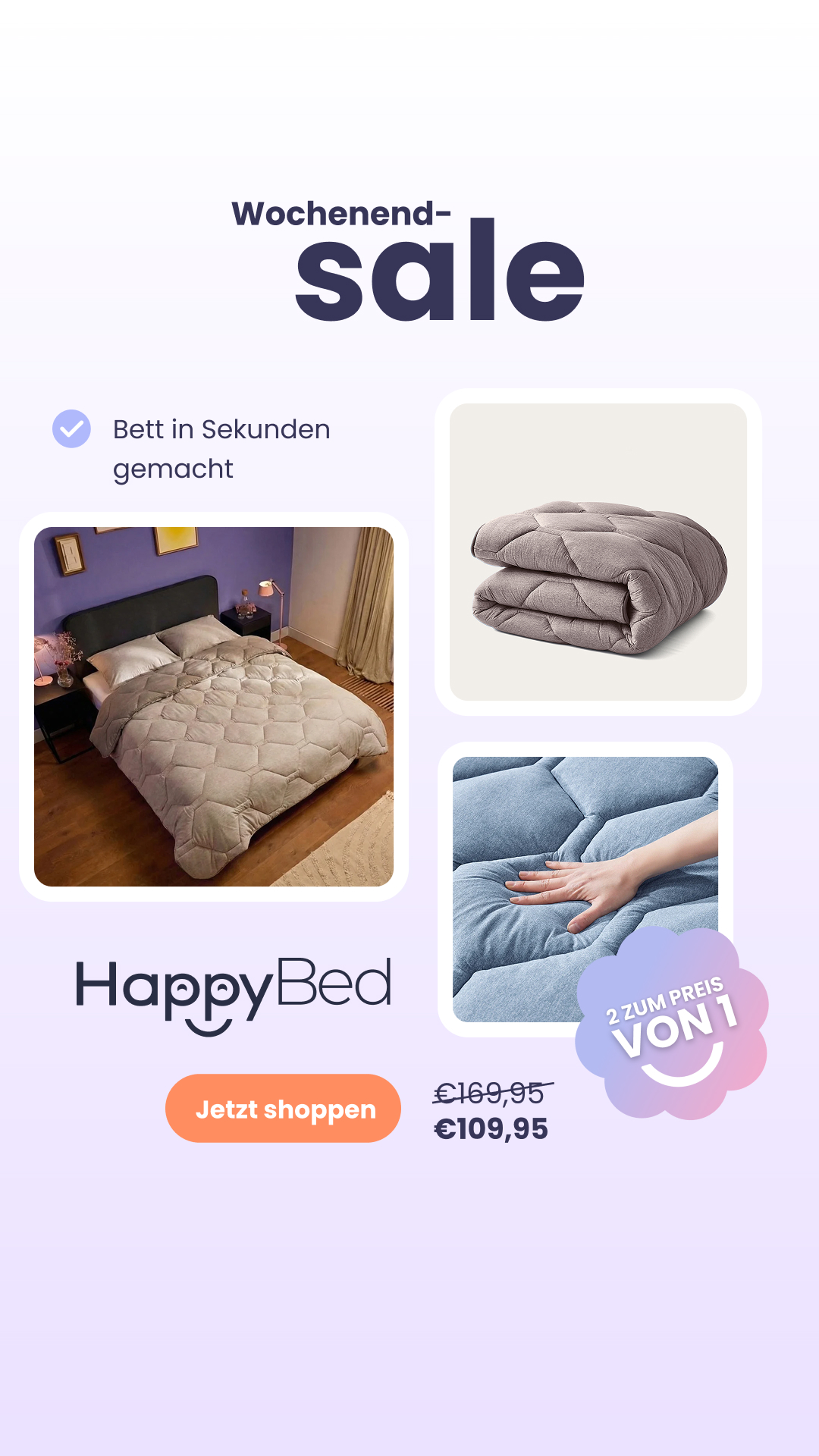 Thehappybed.de Facebook ad
