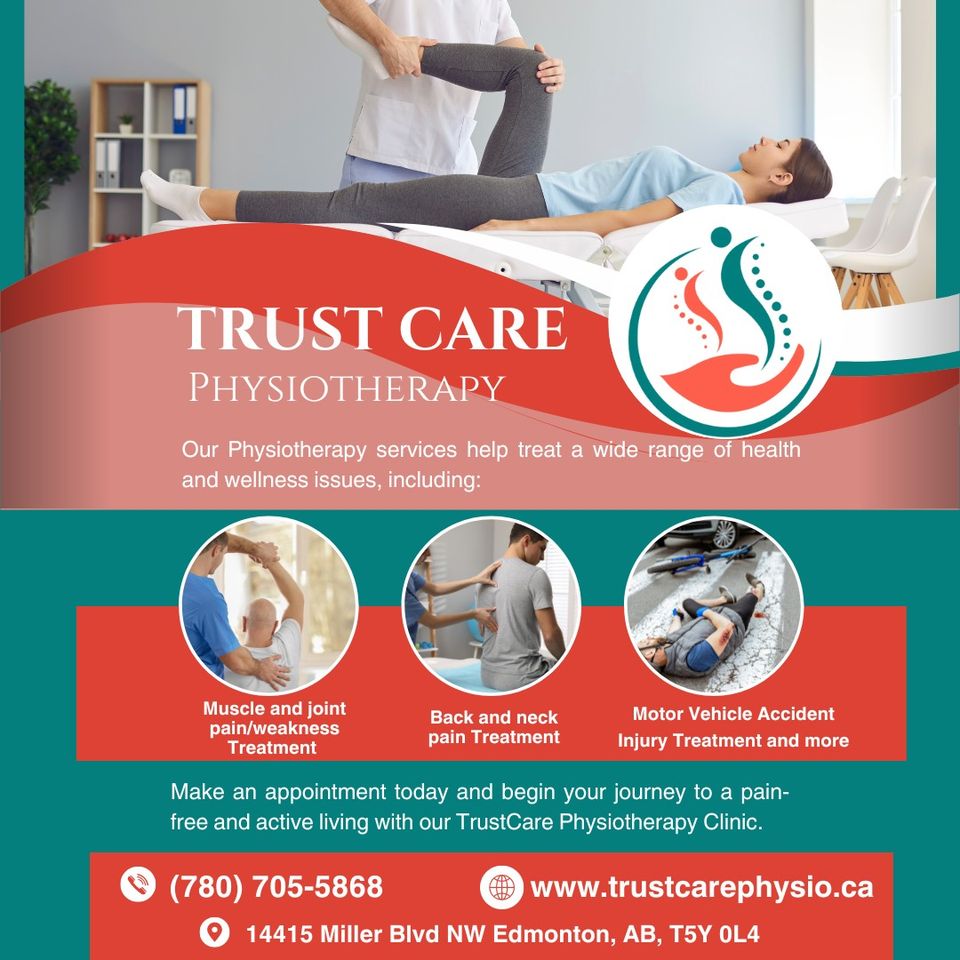 Trust Care Physiotherapy Facebook ad: Discover the Power of Healing at Trust Care…