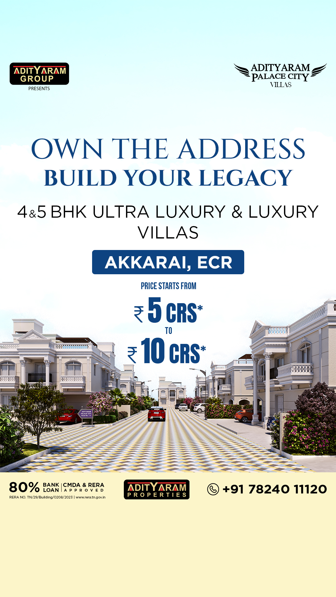 Adityaram Properties Private Ltd Facebook ad
