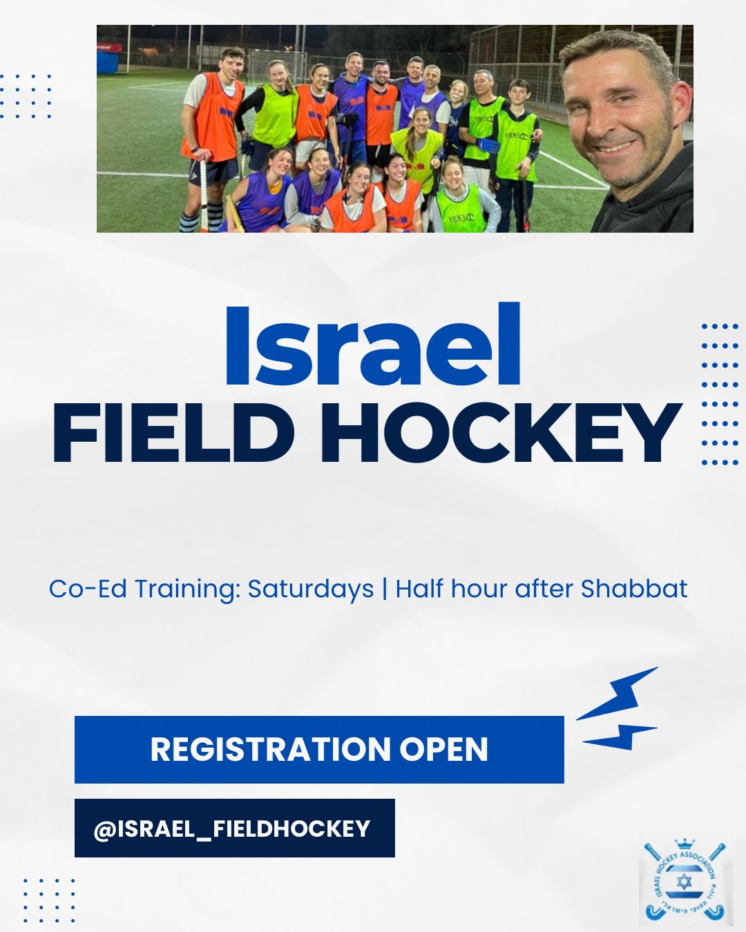 Israel Field Hockey Facebook ad from Jan 18, 2026