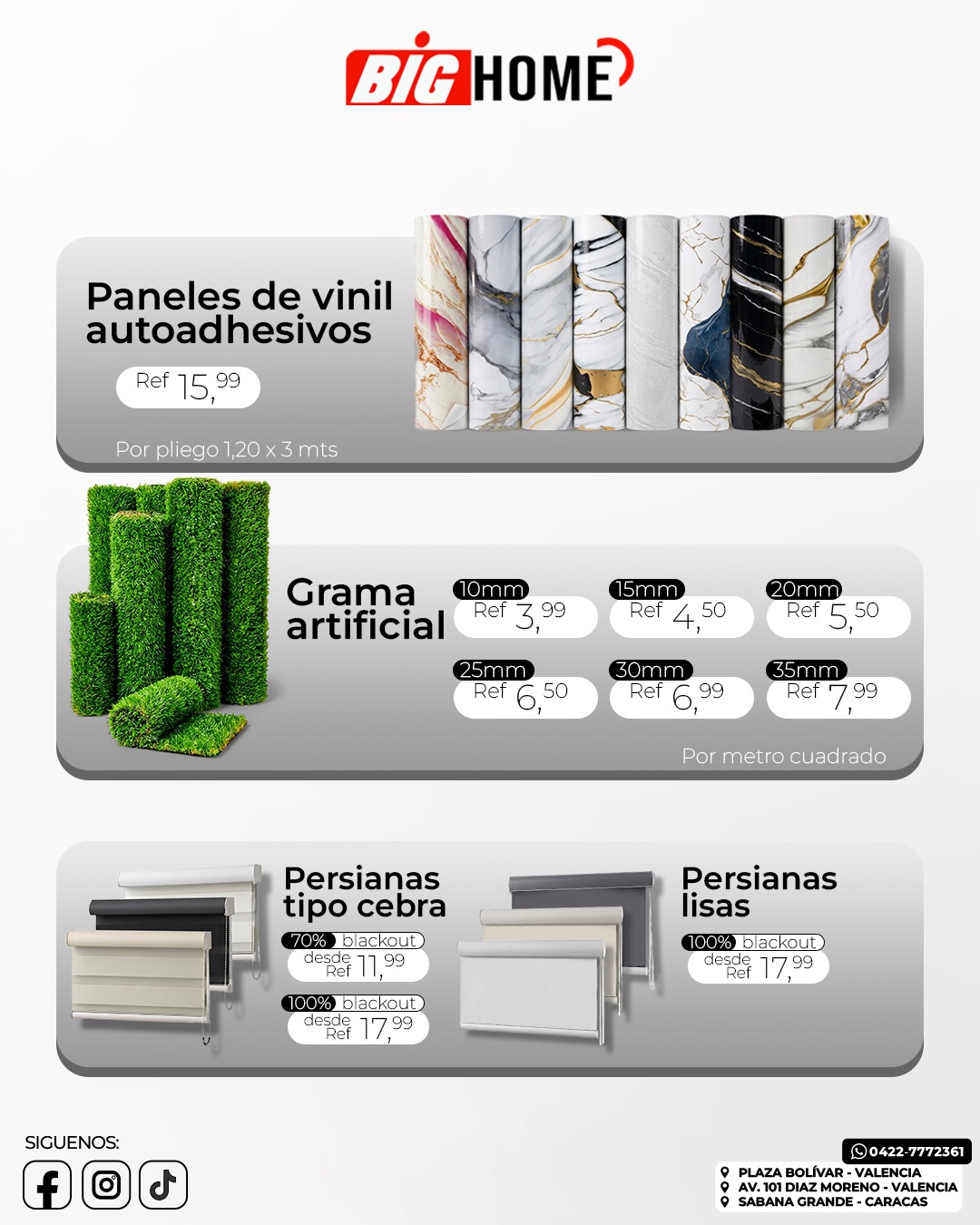 Home Big Store Facebook ad