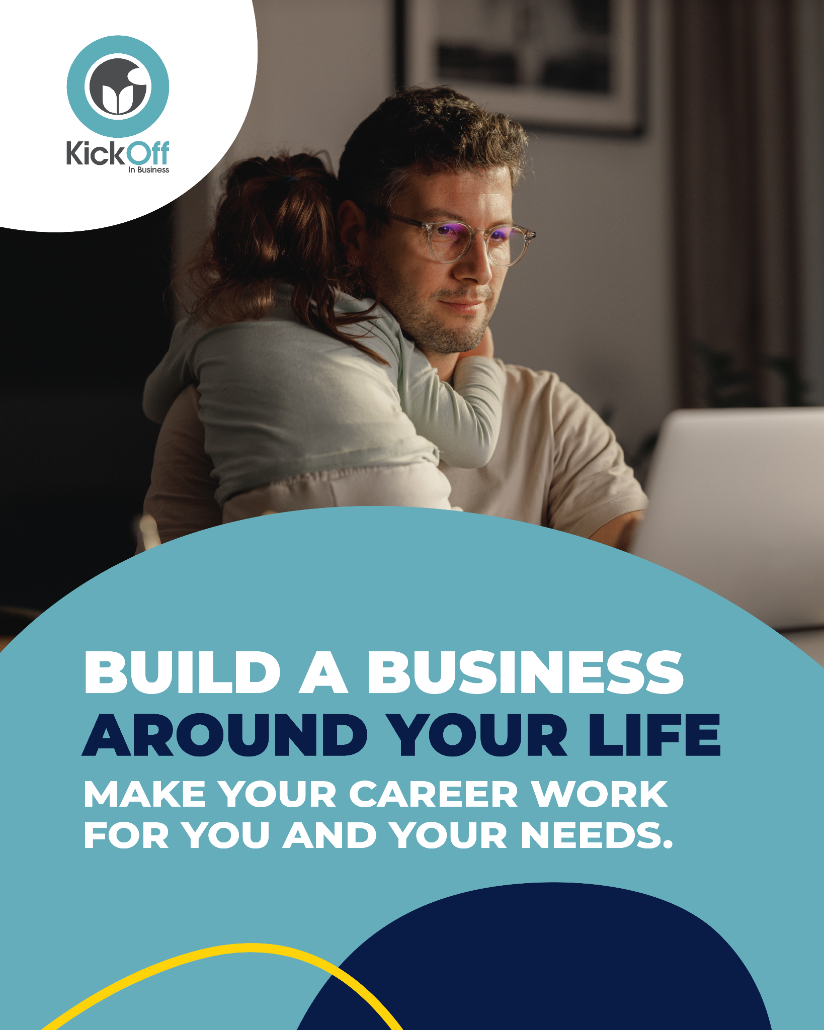 Kick Off in Business Facebook ad