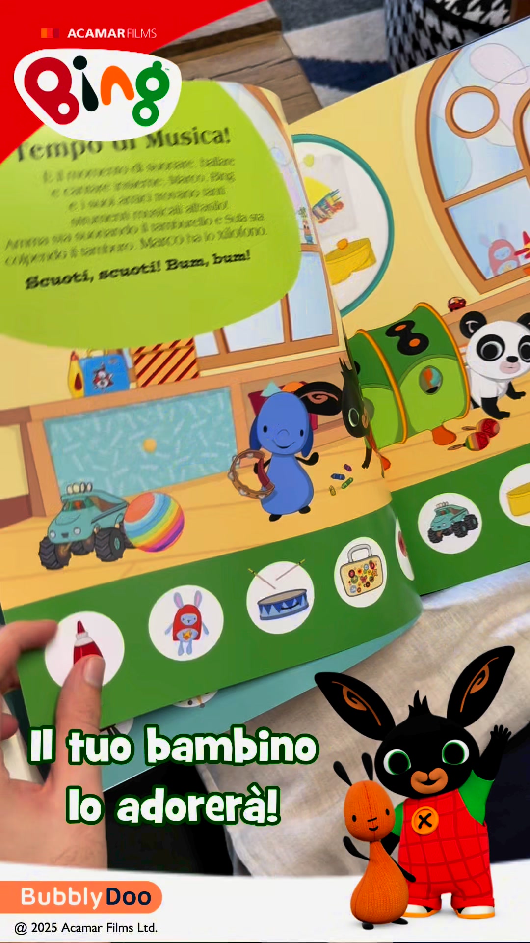 BubblyDoo Libri Facebook ad: Hai un fan di Bing a casa?