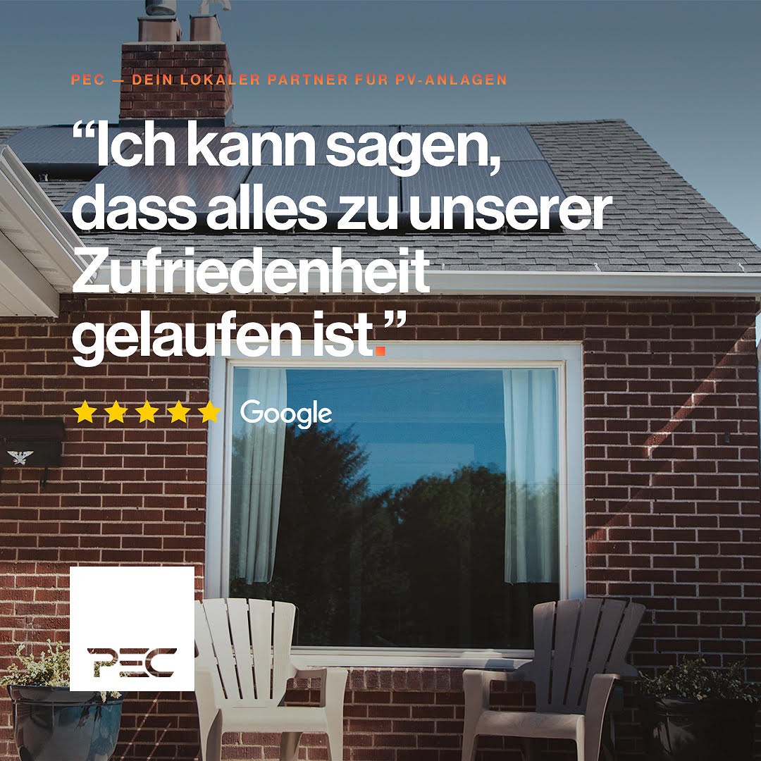 PEC - Professional Energy Consulting Facebook ad: 𝐈𝐦𝐦𝐞𝐫 𝐧𝐨𝐜𝐡 𝐧𝐢𝐜𝐡𝐭 𝐮̈𝐛𝐞𝐫𝐳𝐞𝐮𝐠𝐭 𝐯𝐨𝐧…