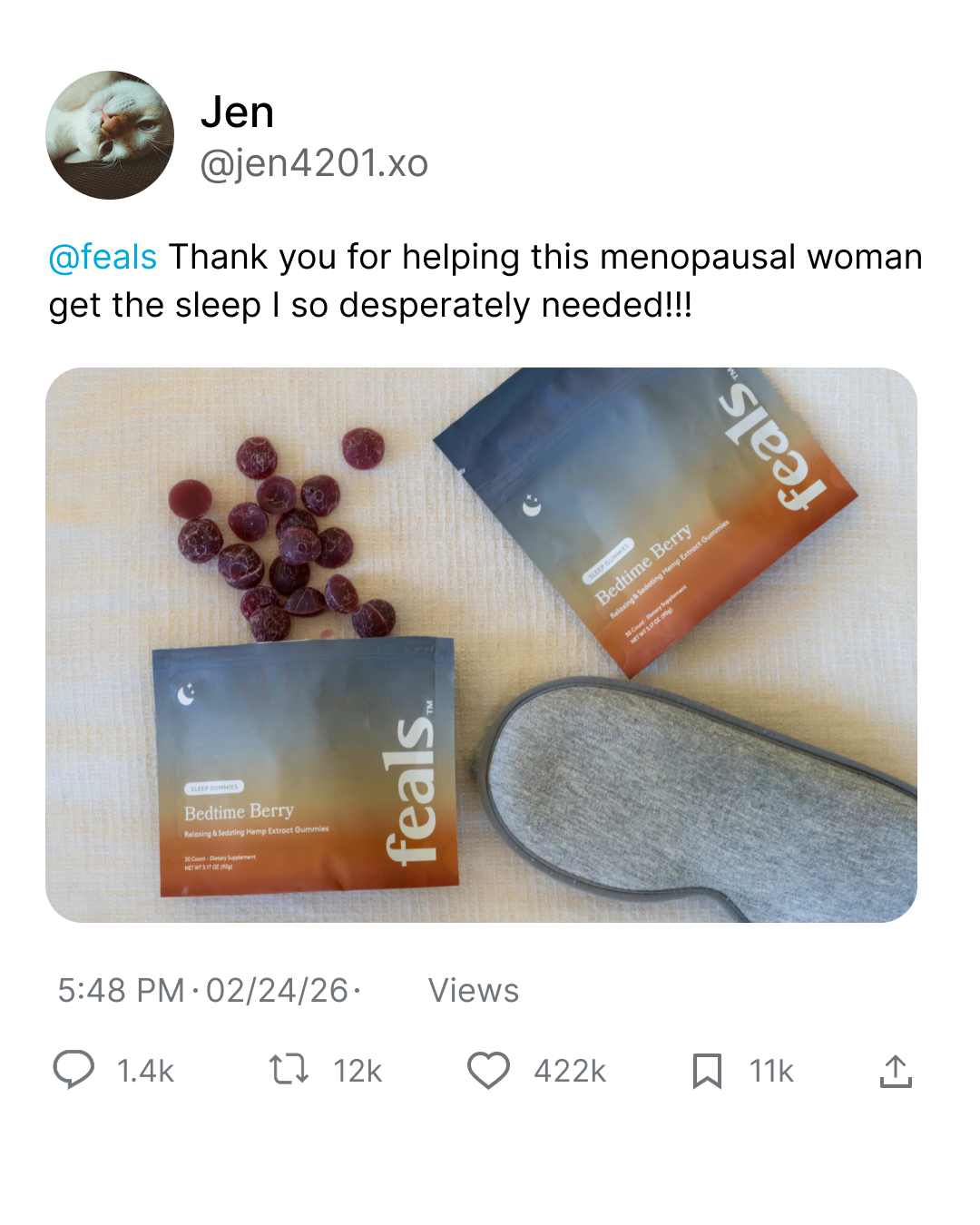 feals Facebook ad