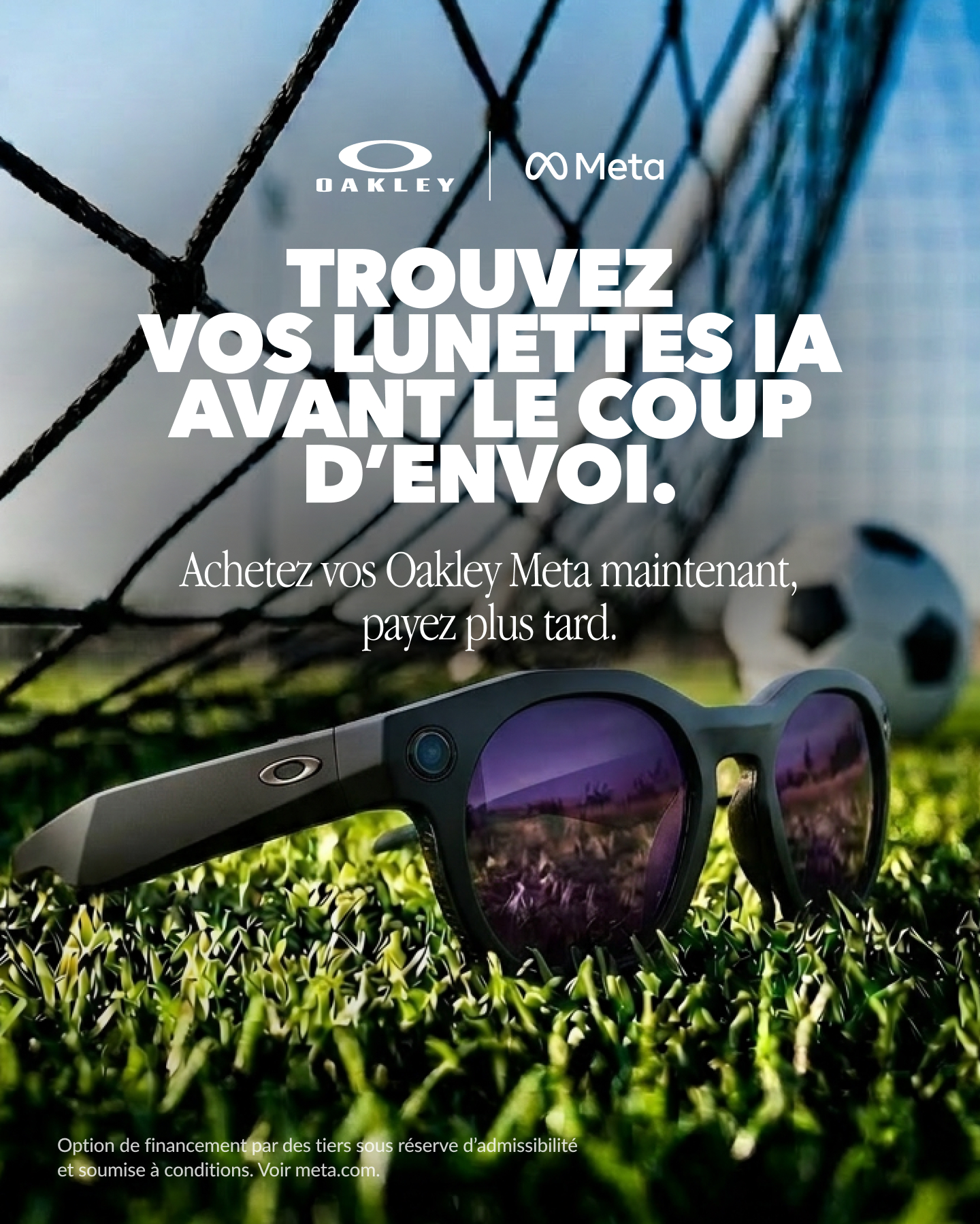 Oakley Meta Facebook ad