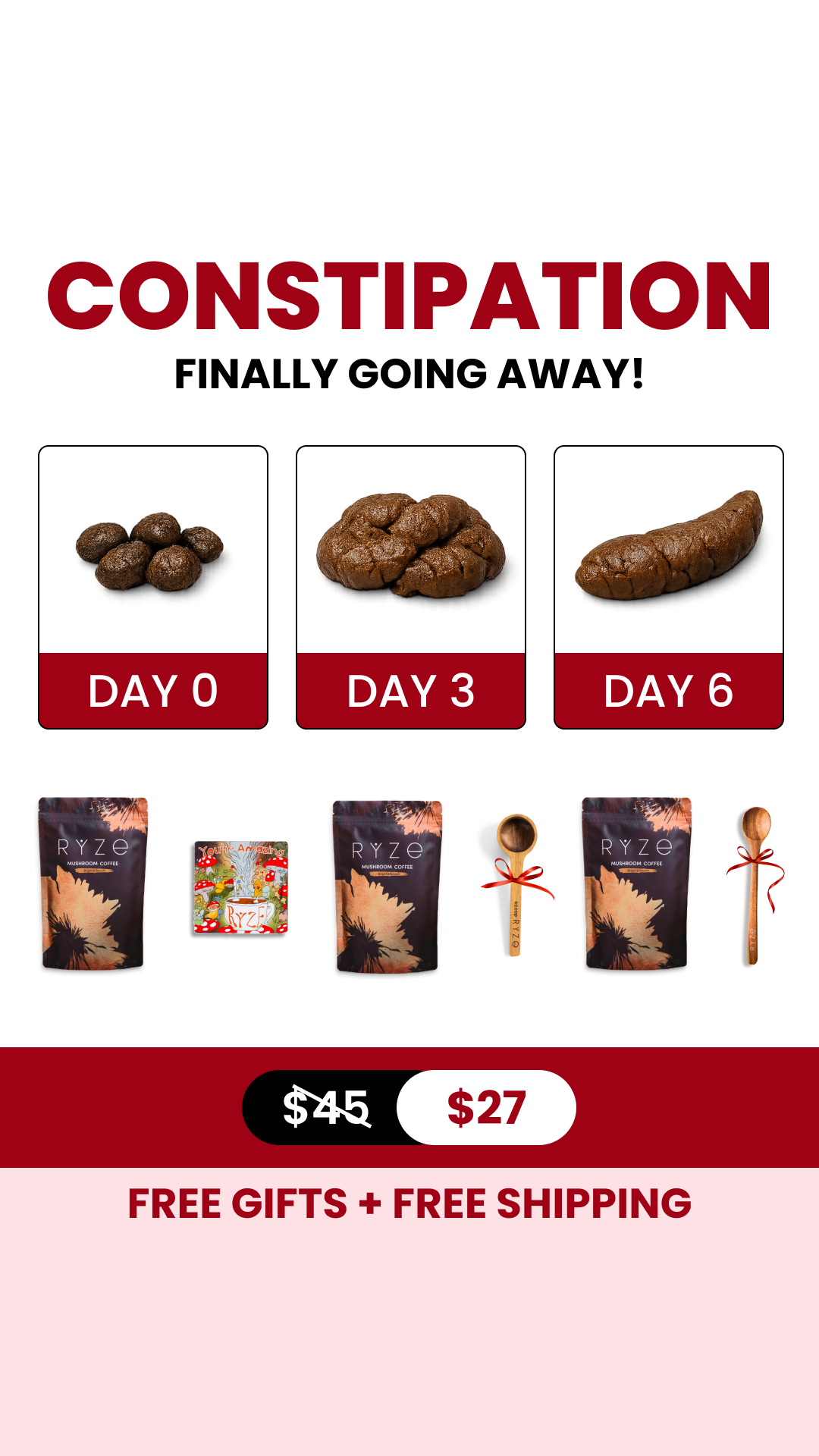 RYZE Superfoods Facebook ad