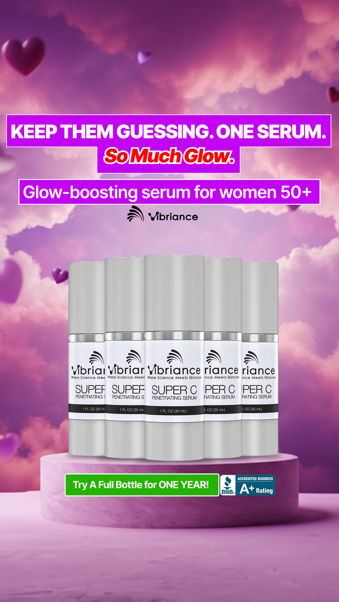 Vibriance Super C Serum Facebook ad