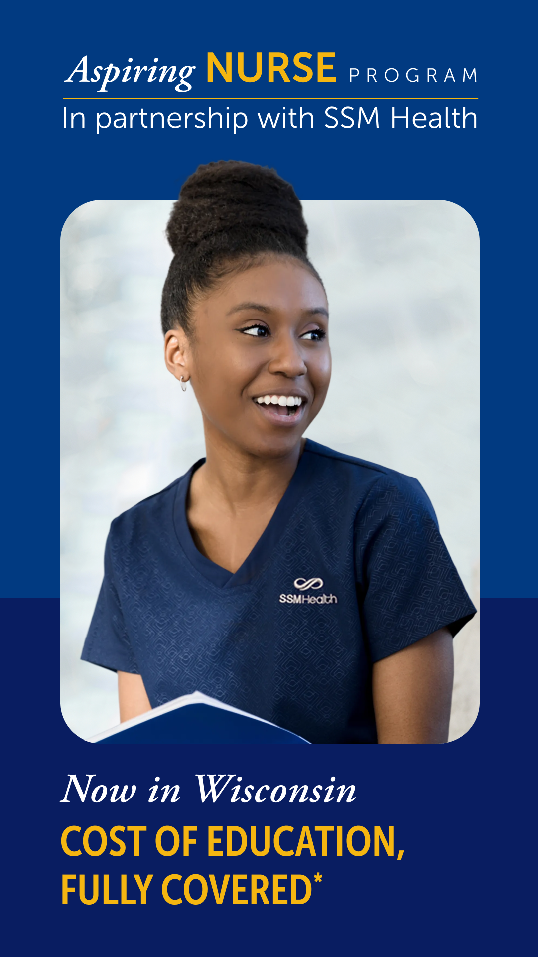 Chamberlain University Facebook ad