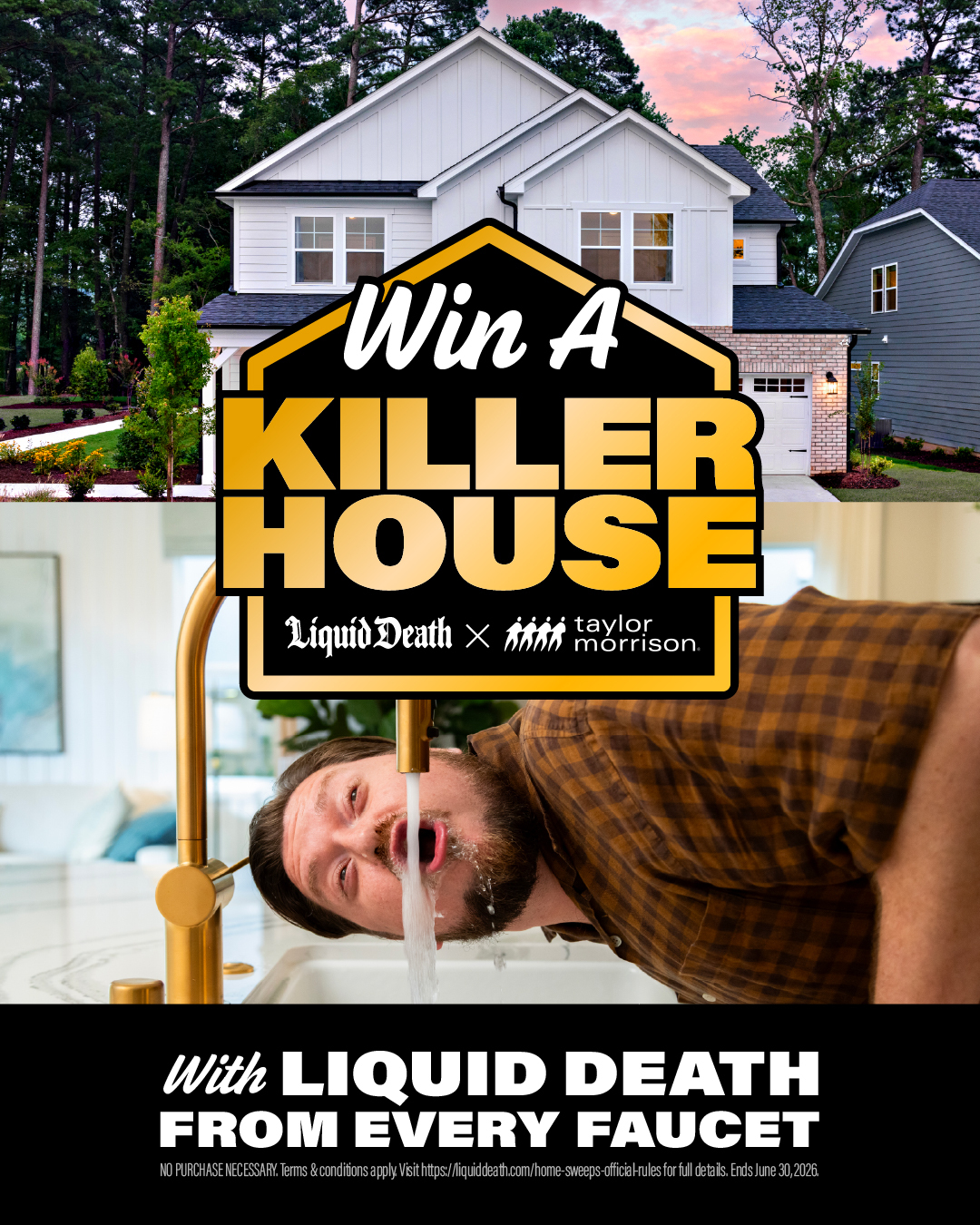 Liquid Death Facebook ad